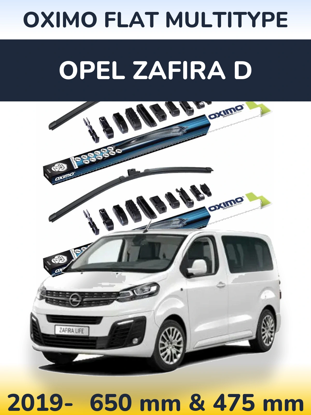 Ștergătoare Oximo Flat MultiTipe pentru Opel Zafira D