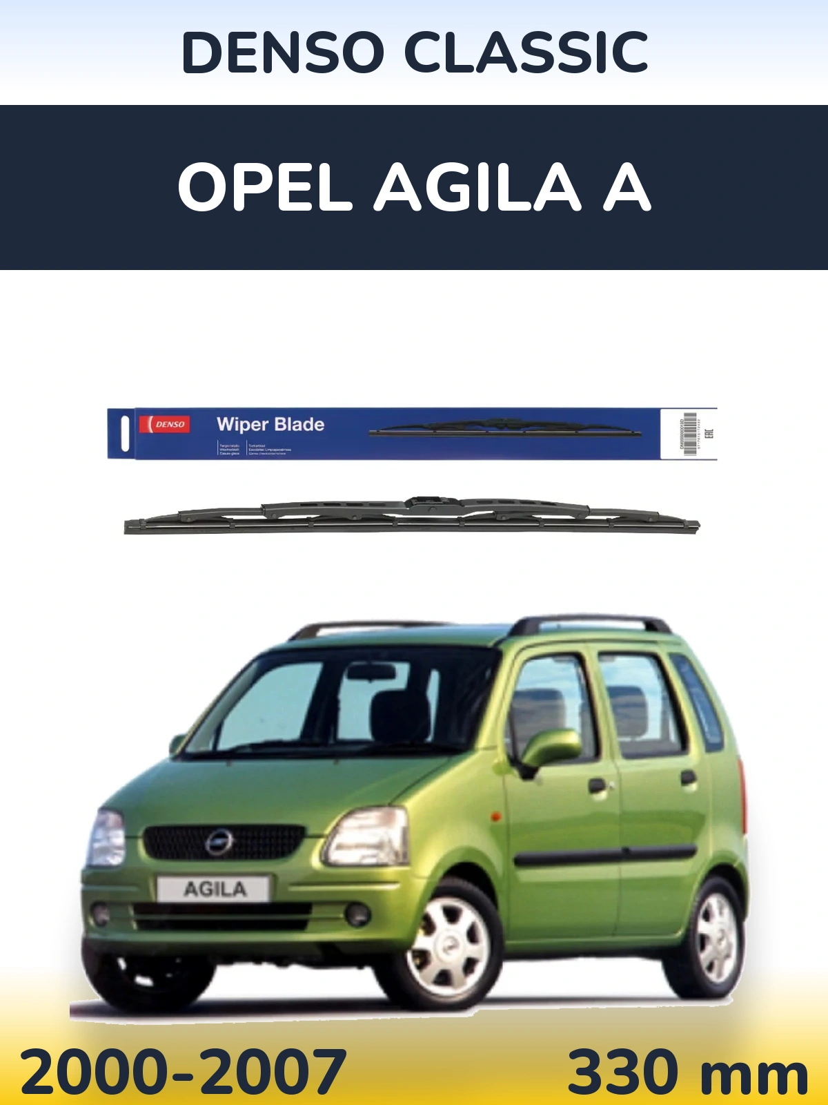Ștergătoare Denso Classic pentru Opel Agila A