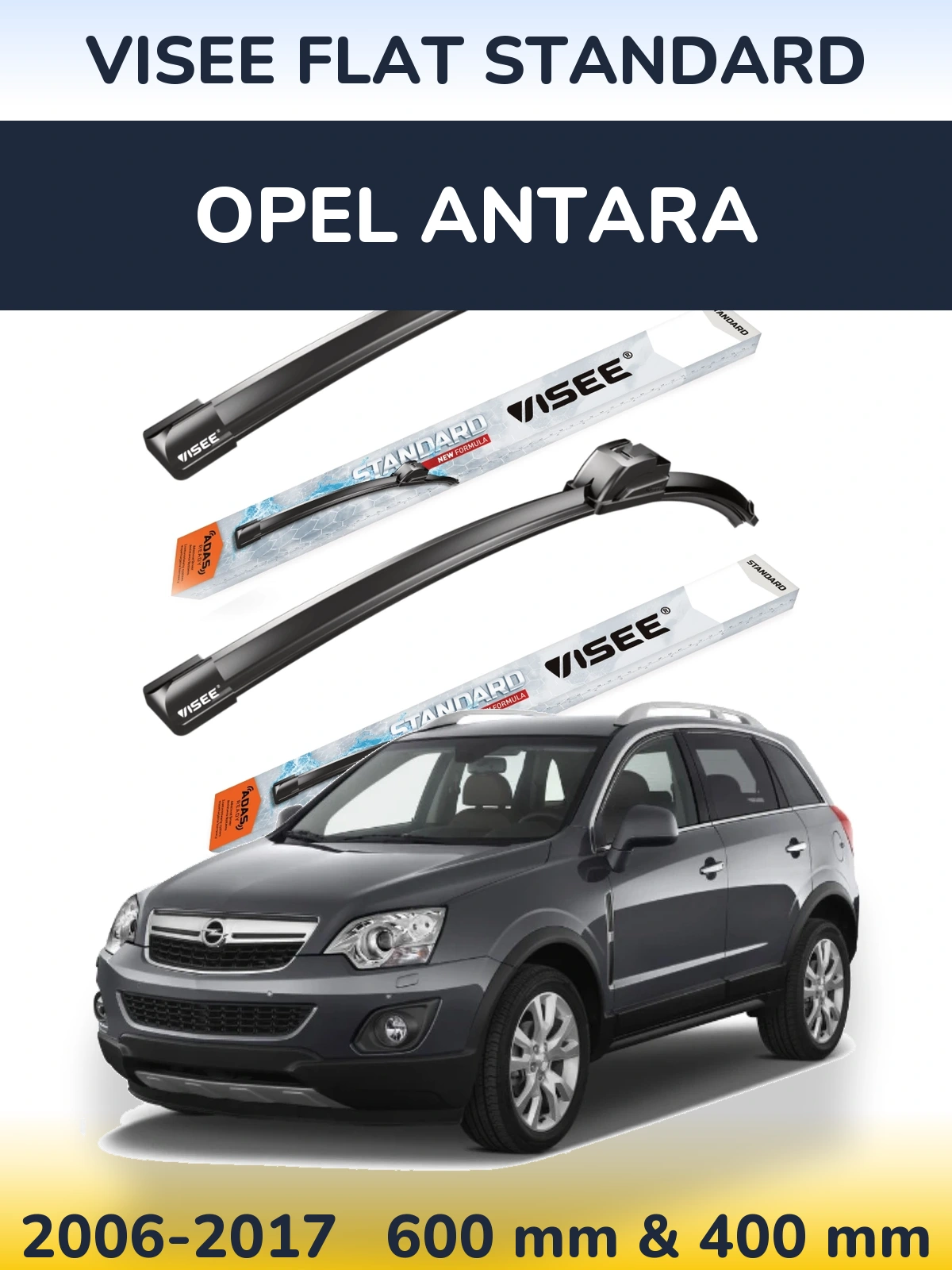 Ștergătoare VISEE FLAT STANDARD pentru Opel Antara