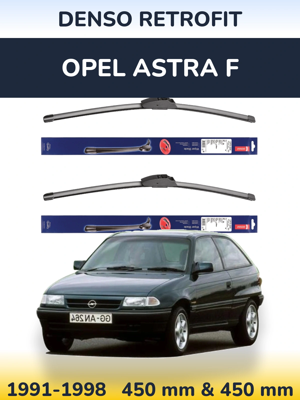 Ștergătoare Denso Retrofit pentru Opel Astra F
