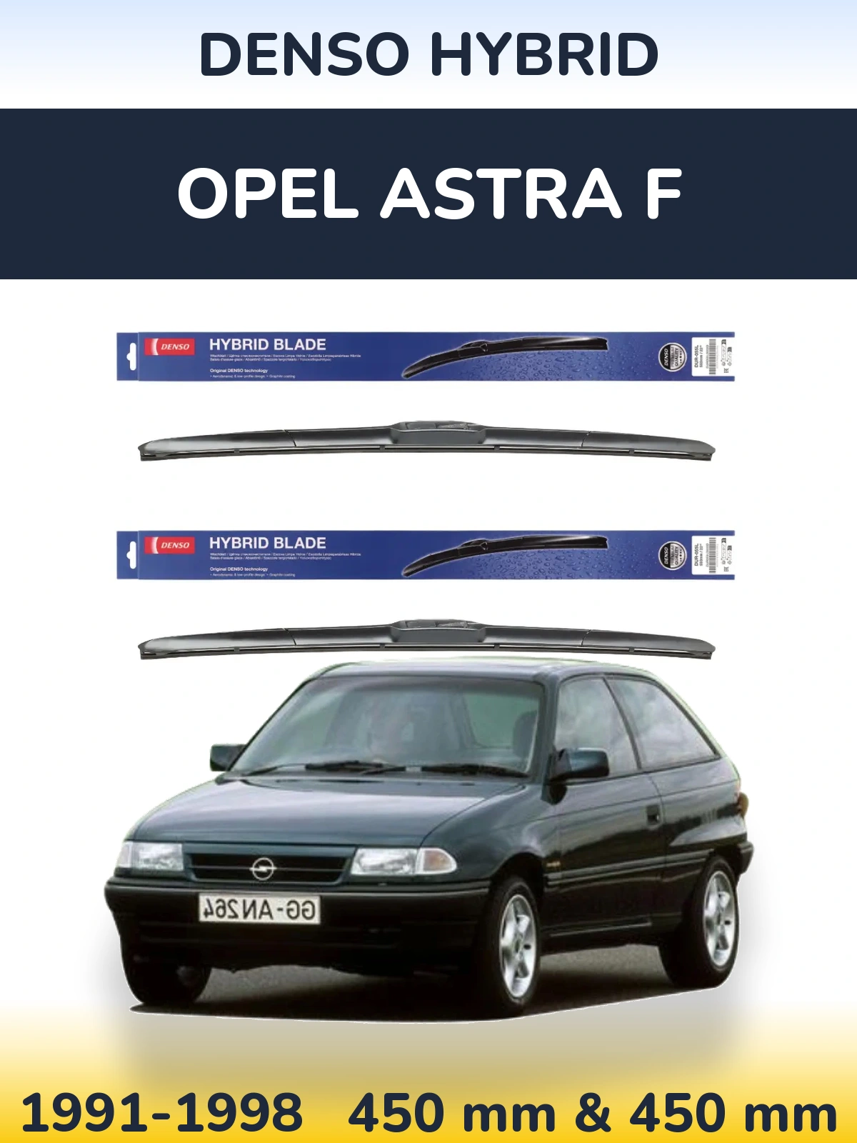 Ștergătoare Denso Hybrid pentru Opel Astra F