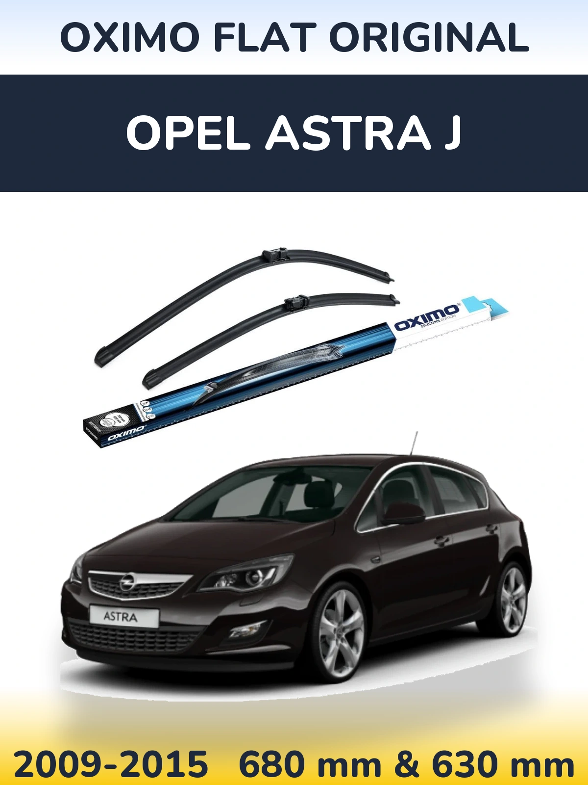 Ștergătoare Oximo Flat Original pentru Opel Astra J