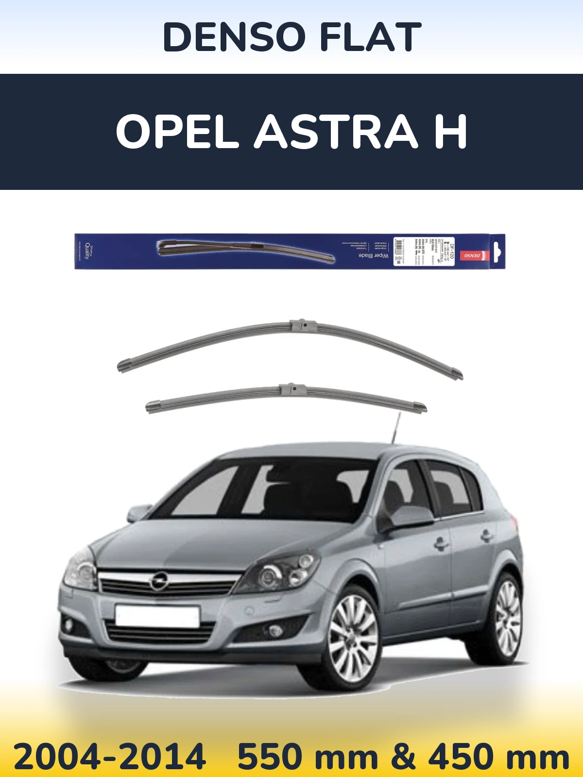 Ștergătoare Denso Flat pentru Opel Astra H