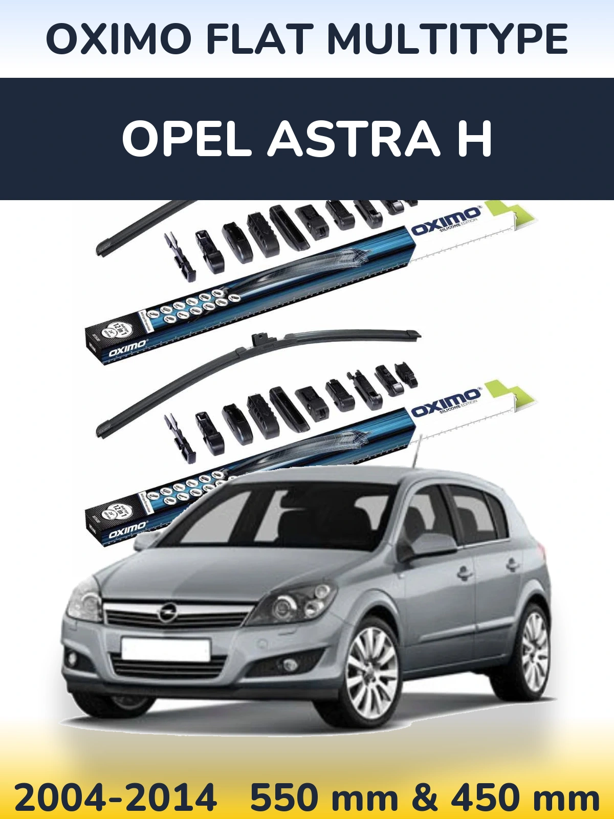 Ștergătoare Oximo Flat MultiTipe pentru Opel Astra H