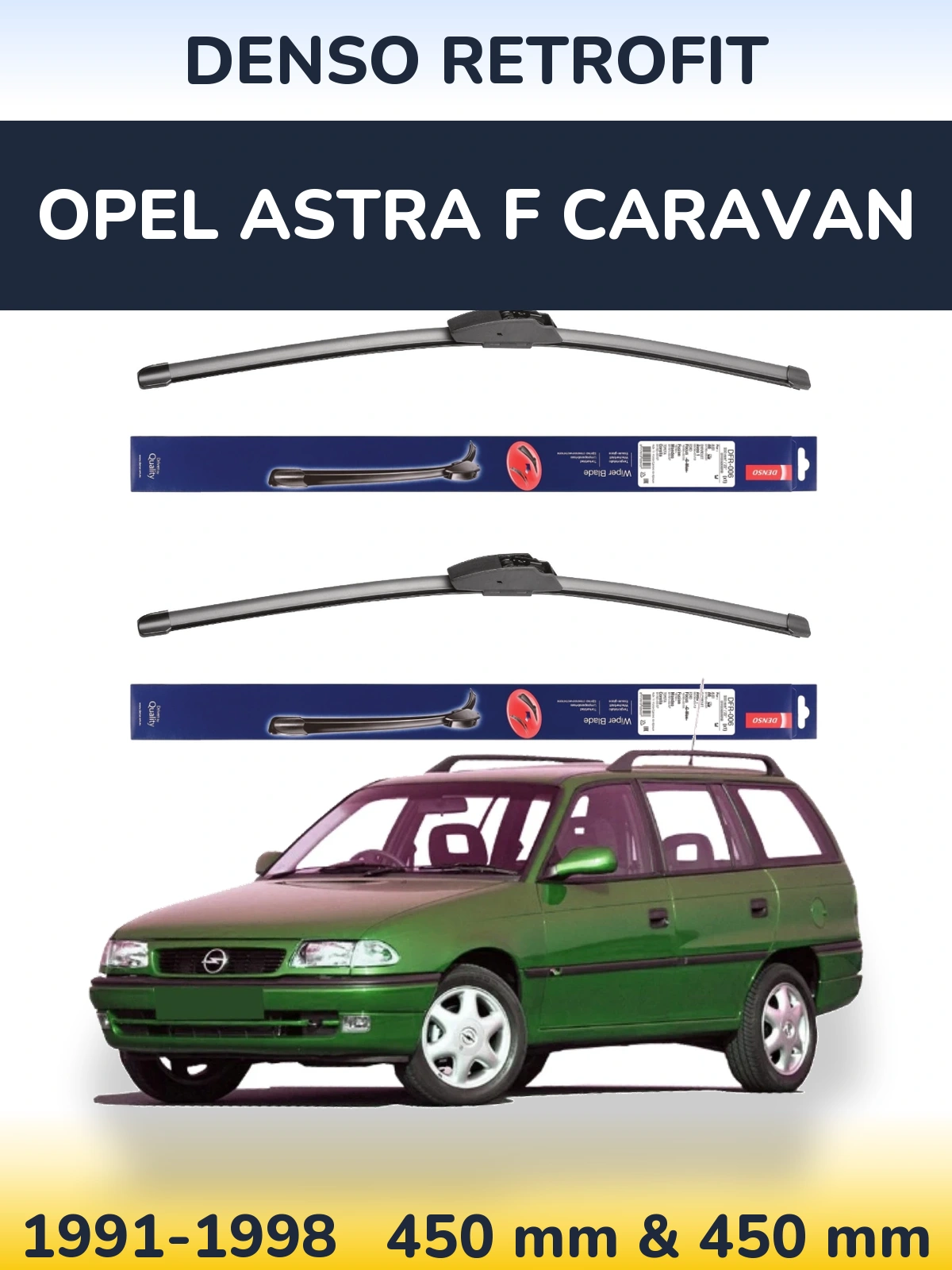 Ștergătoare Denso Retrofit pentru Opel Astra F Caravan