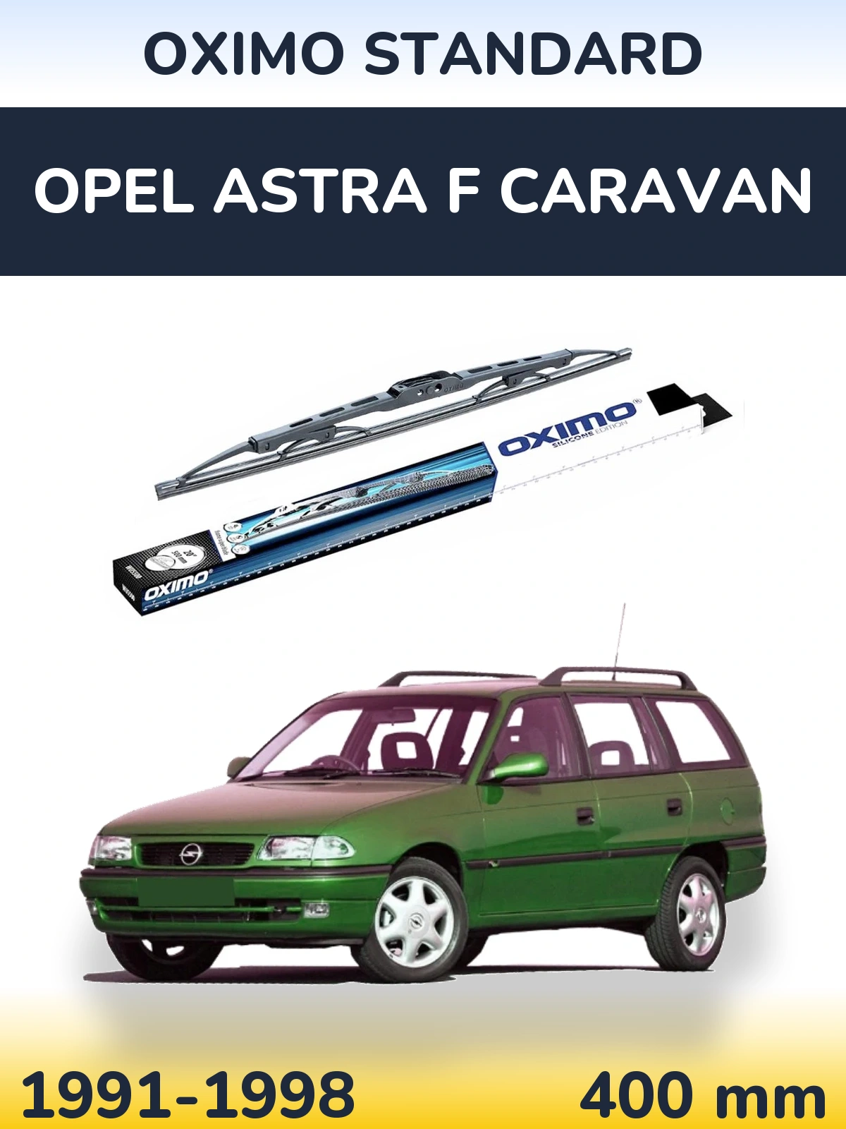 Ștergătoare Oximo Standard pentru Opel Astra F Caravan