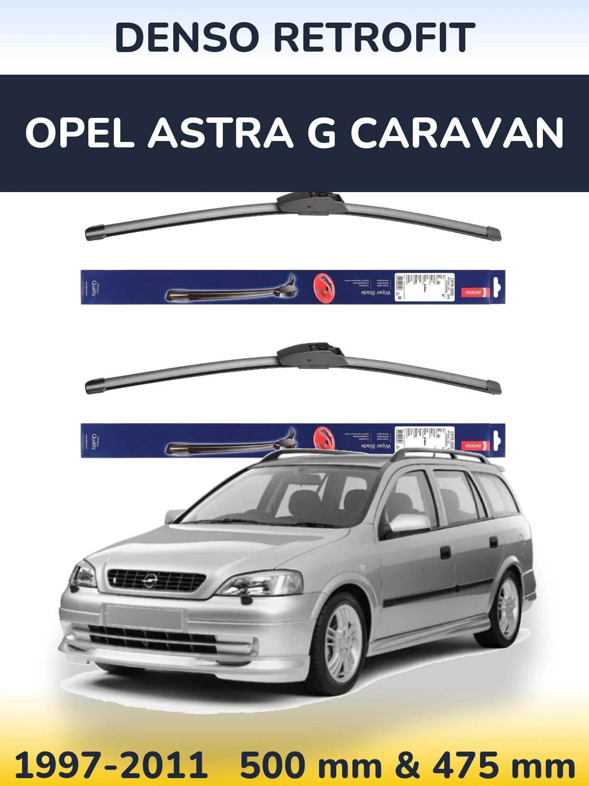 Ștergătoare Denso Retrofit pentru Opel Astra G Caravan