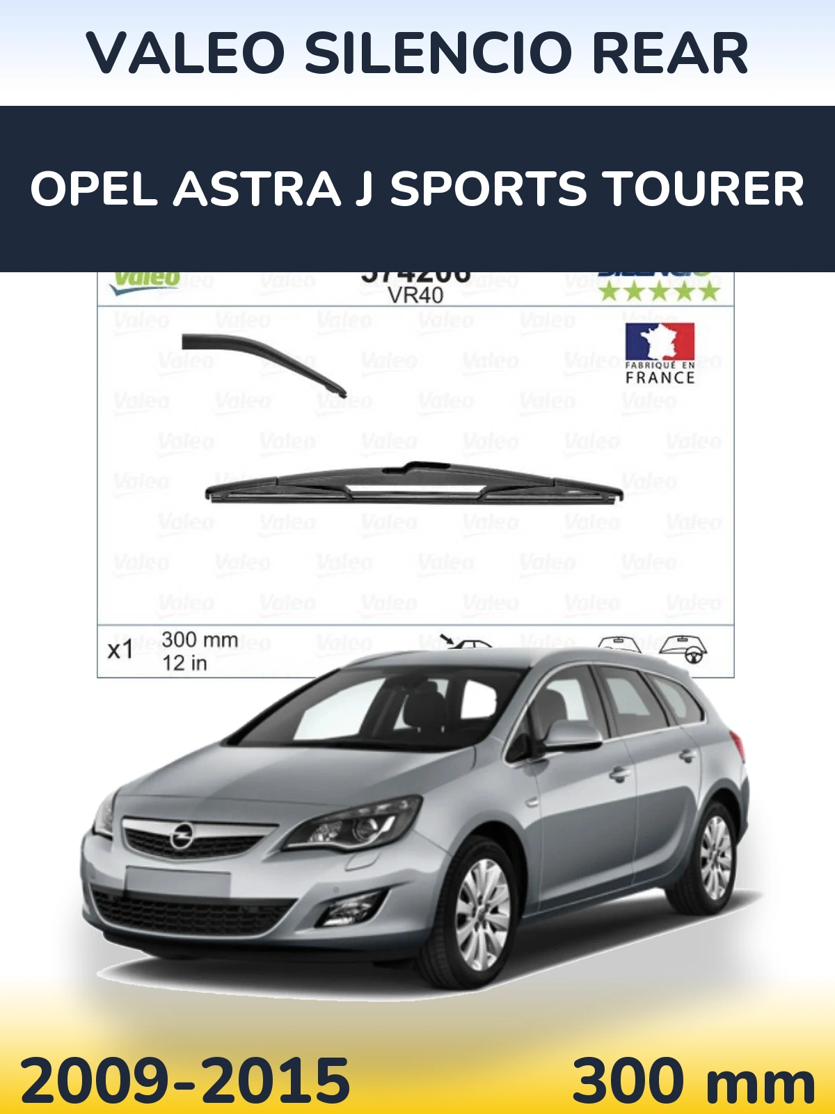Ștergătoare Valeo Silencio Rear pentru Opel Astra J Sports Tourer