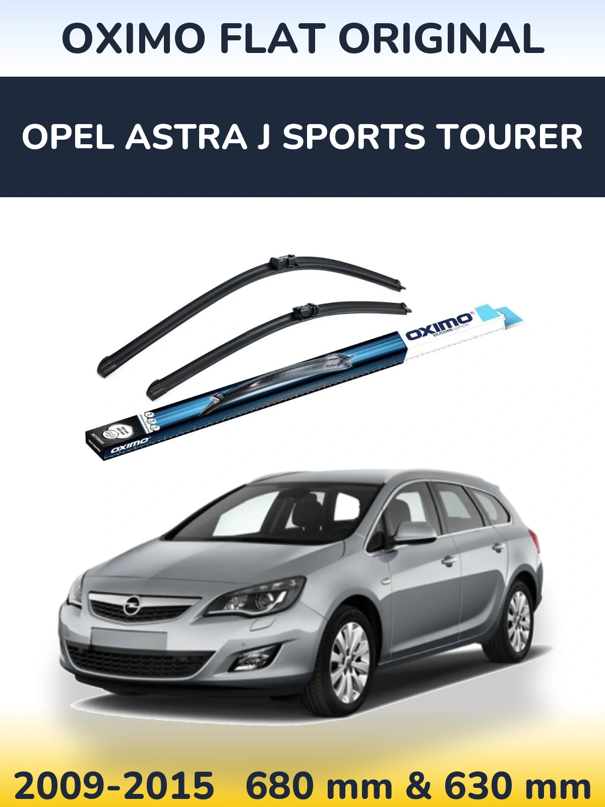 Ștergătoare Oximo Flat Original pentru Opel Astra J Sports Tourer