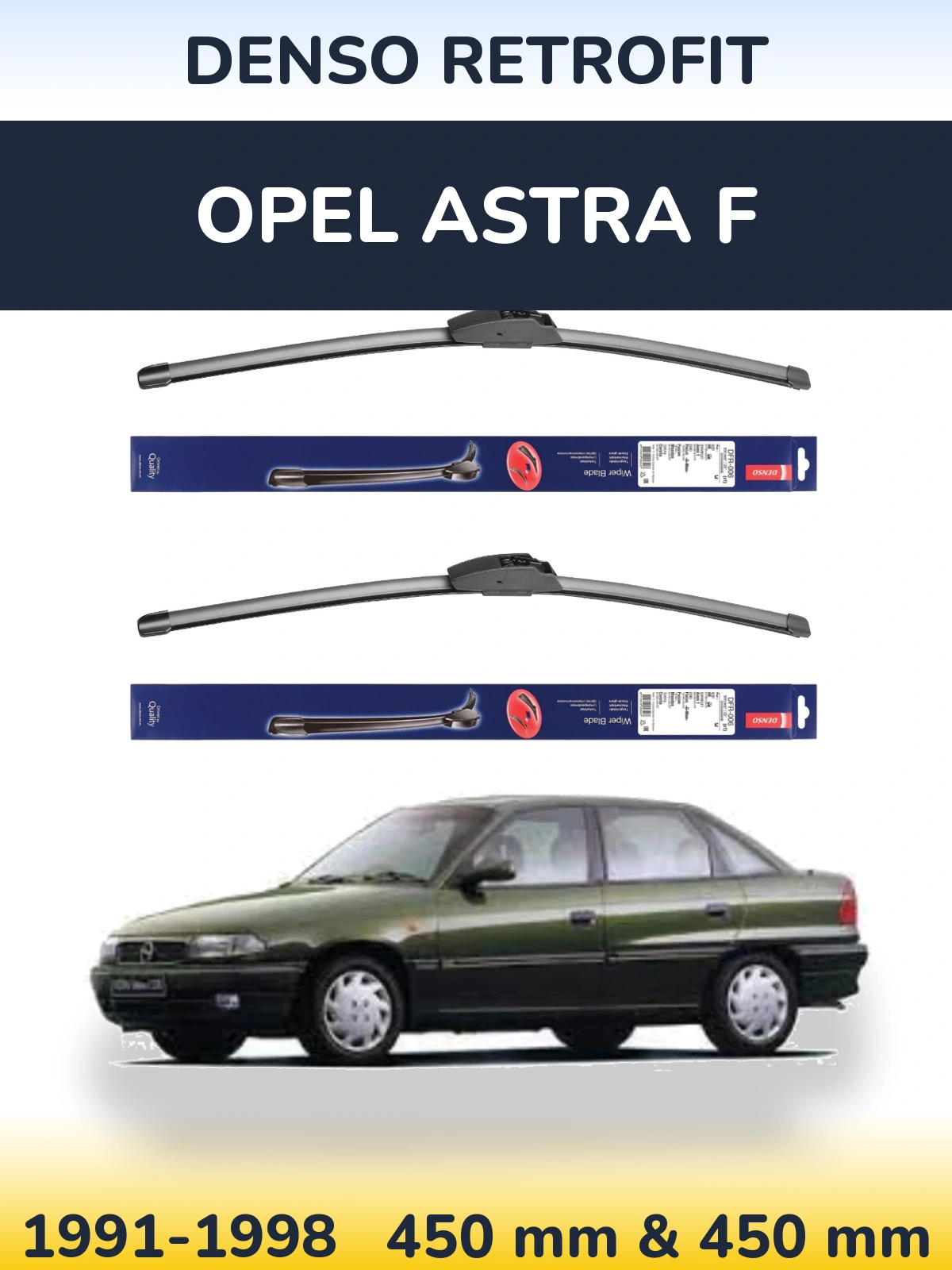 Ștergătoare Denso Retrofit pentru Opel Astra F