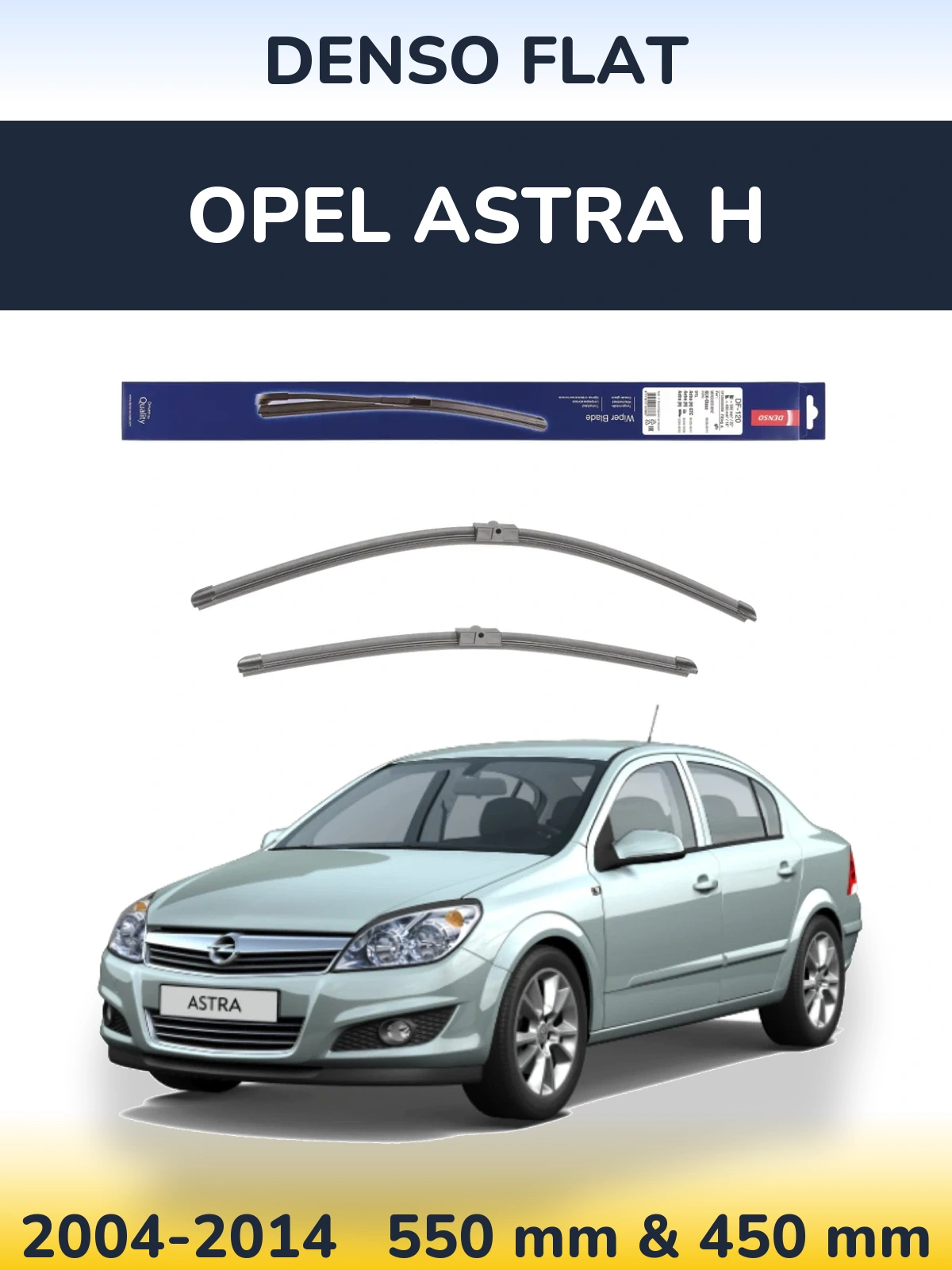 Ștergătoare Denso Flat pentru Opel Astra H