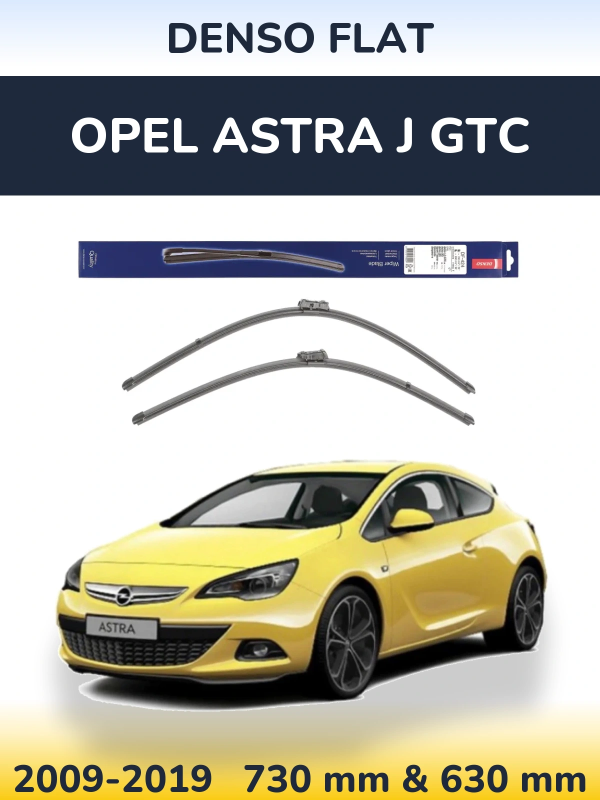 Ștergătoare Denso Flat pentru Opel Astra J GTC