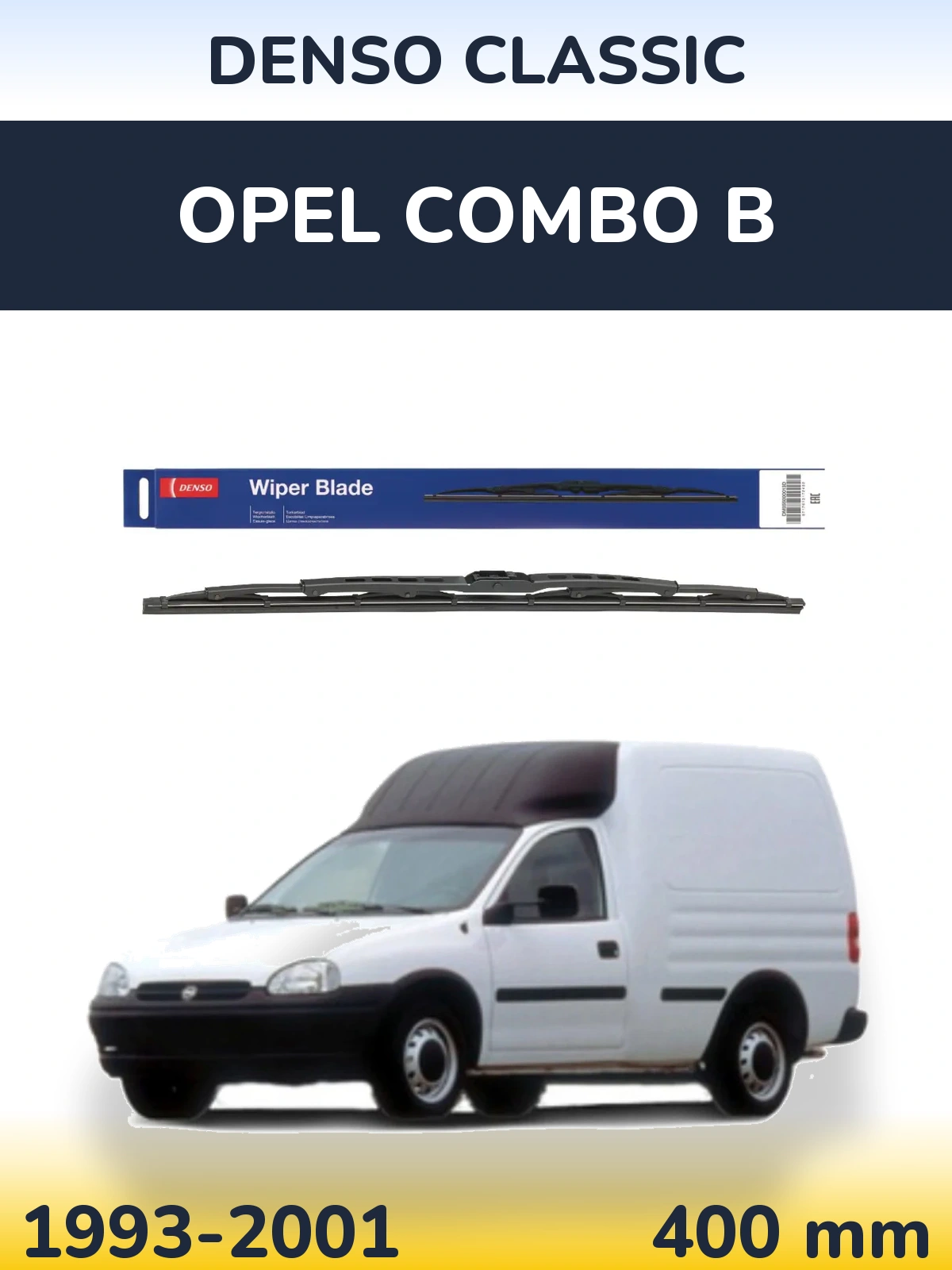 Ștergătoare Denso Classic pentru Opel Combo B
