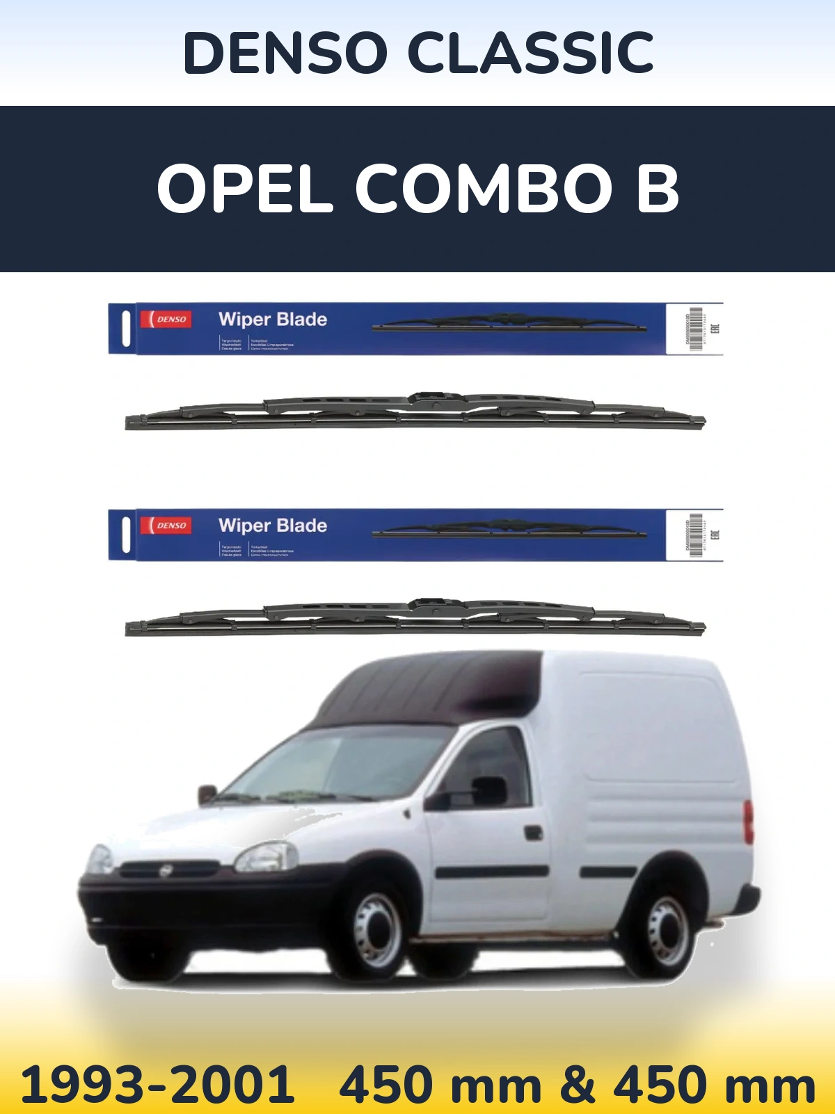 Ștergătoare Denso Classic pentru Opel Combo B