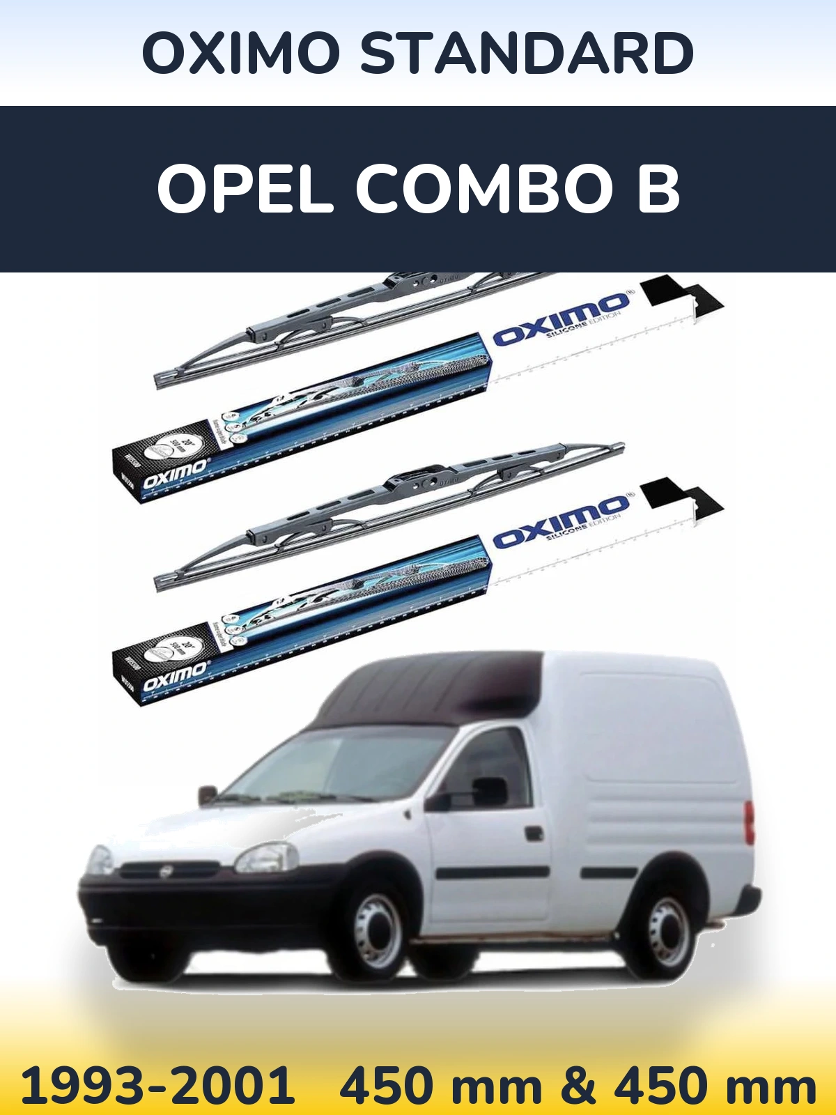 Ștergătoare Oximo Standard pentru Opel Combo B