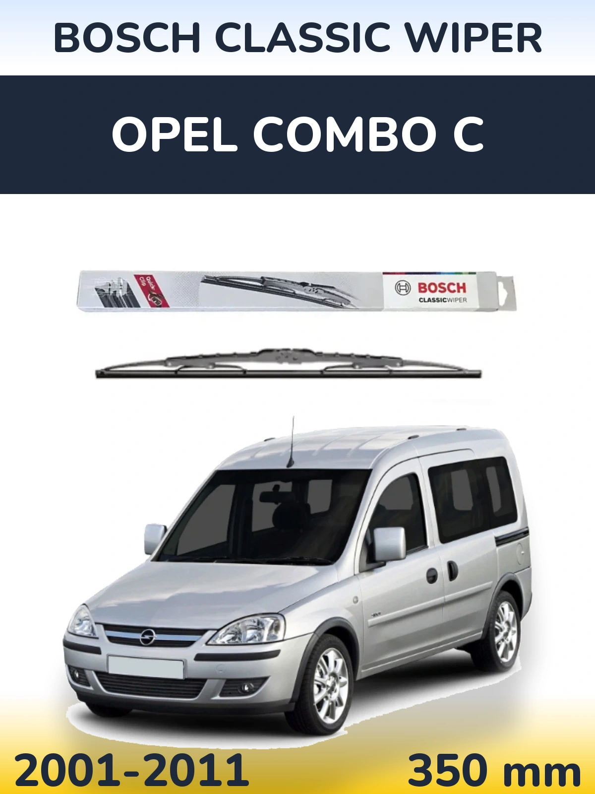 Ștergătoare BOSCH Classic Wiper pentru Opel Combo C