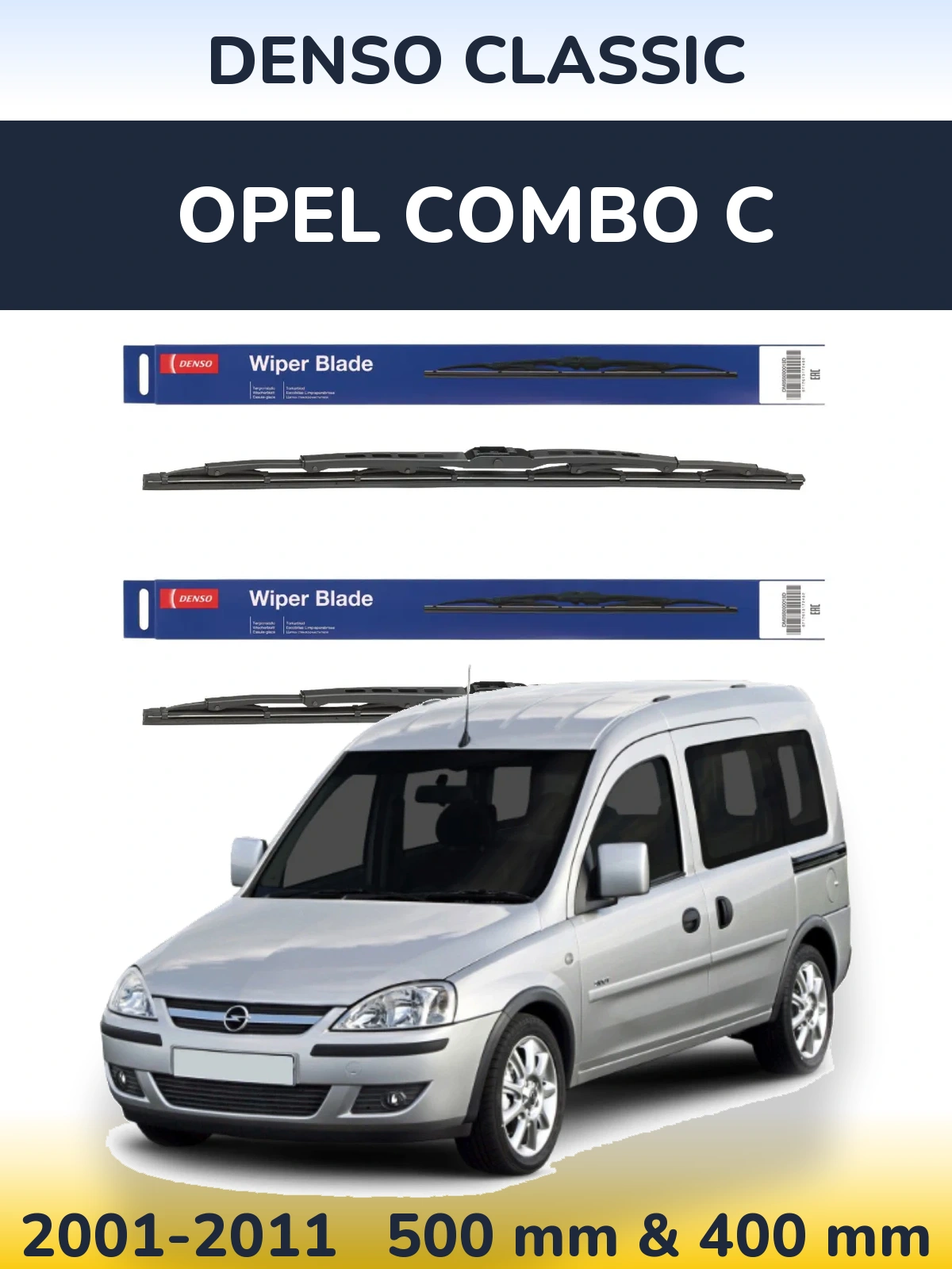 Ștergătoare Denso Classic pentru Opel Combo C