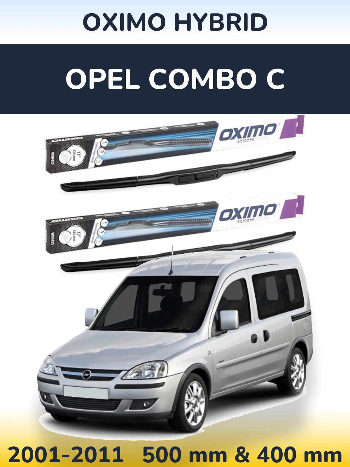 Ștergătoare Oximo Hybrid pentru Opel Combo C