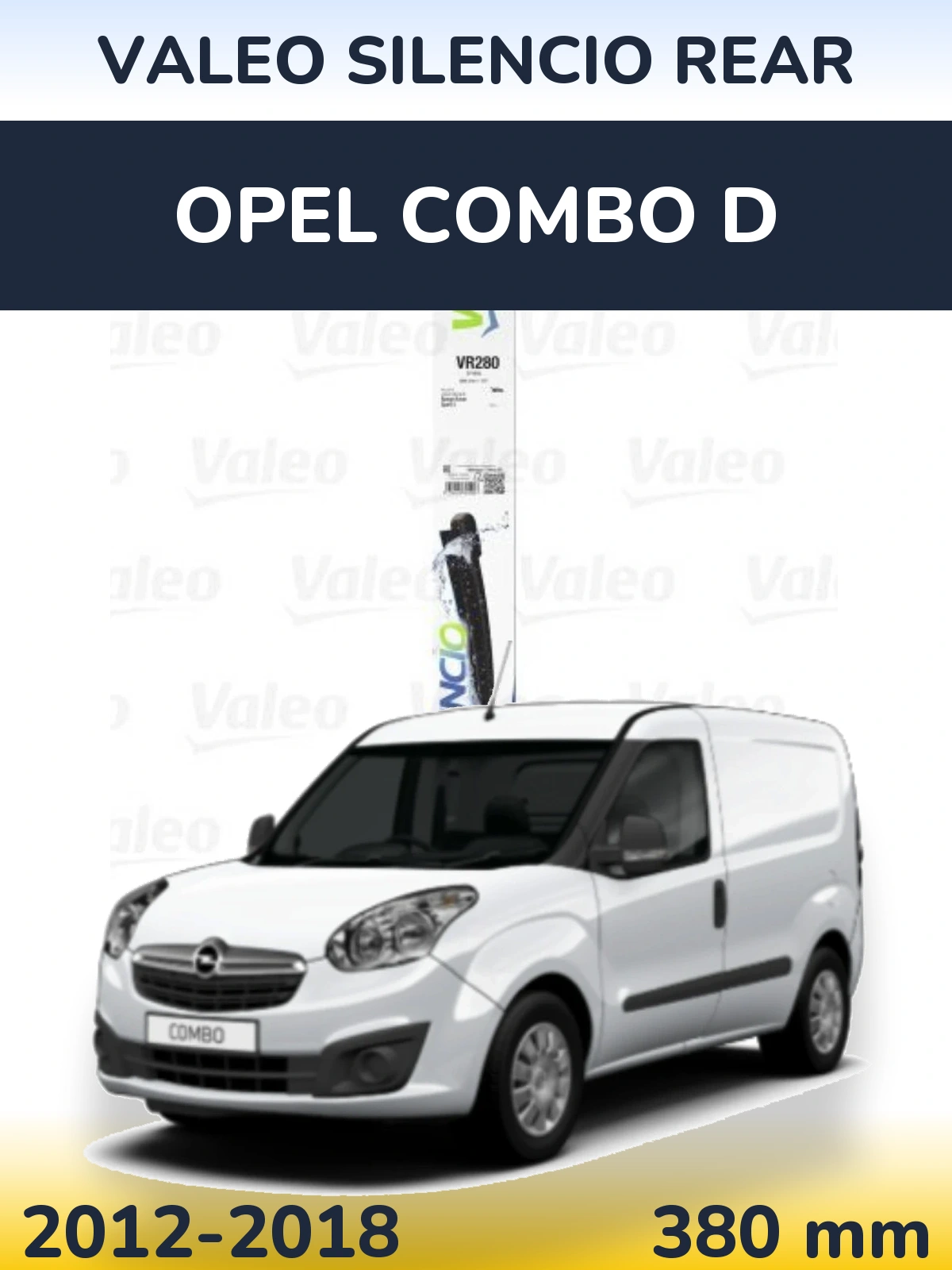 Ștergătoare Valeo Silencio Rear pentru Opel Combo D