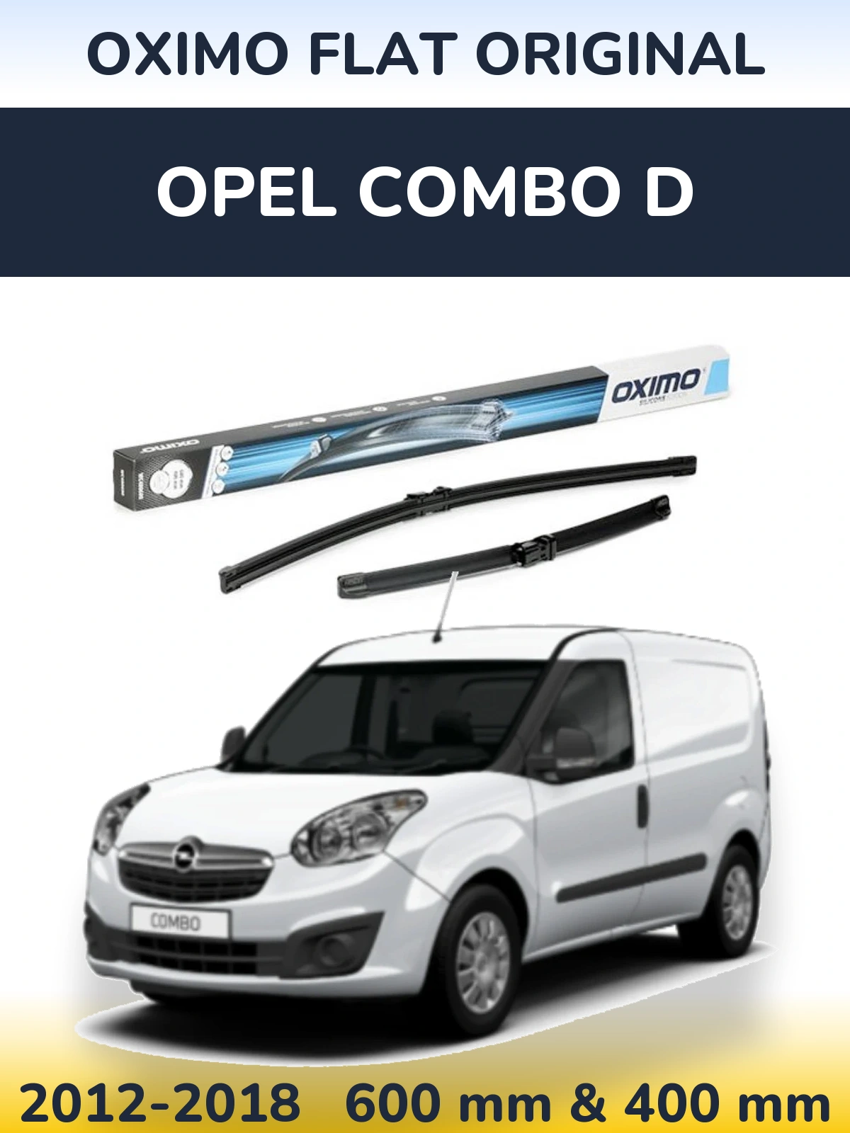 Ștergătoare Oximo Flat Original pentru Opel Combo D