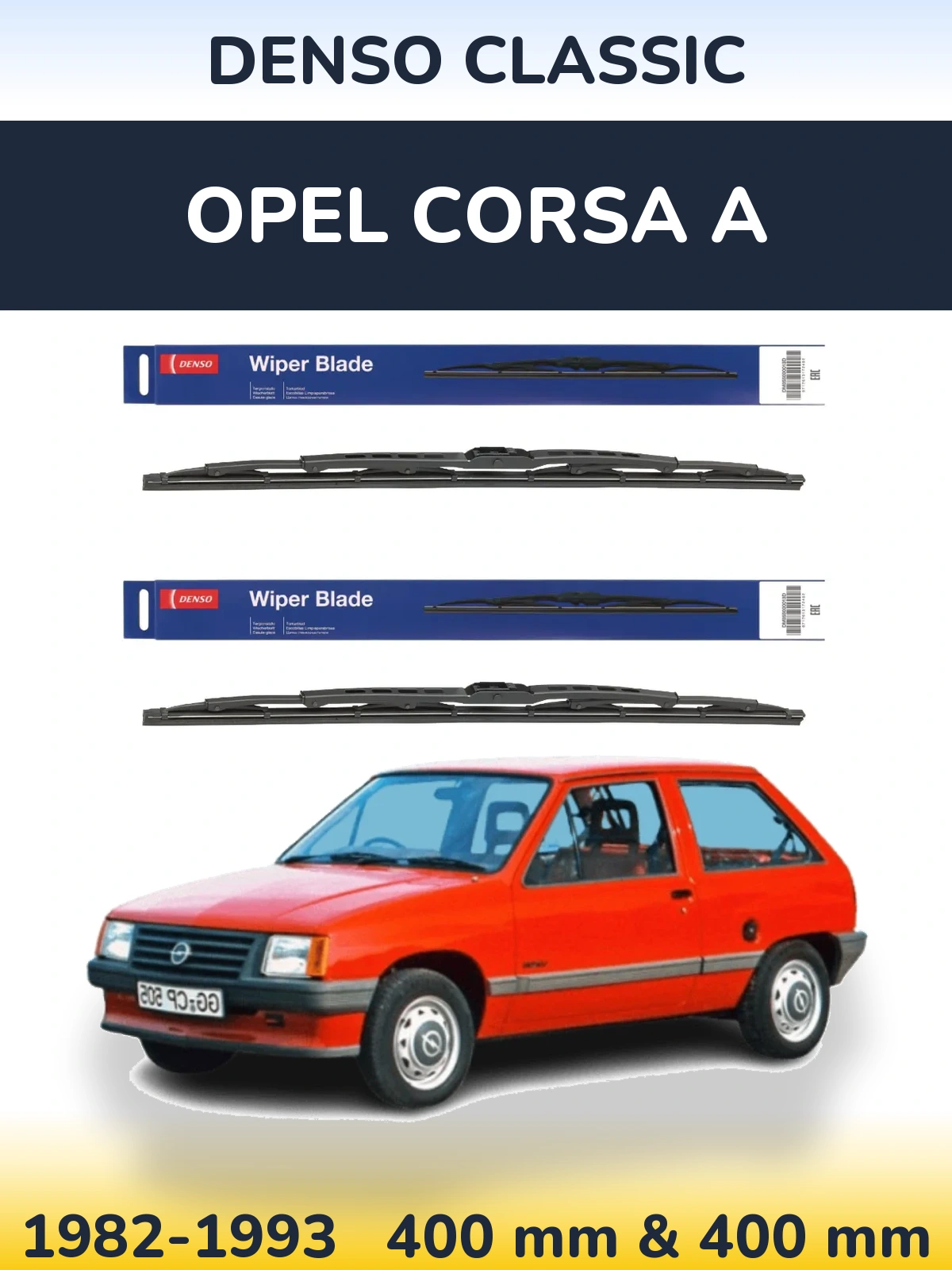 Ștergătoare Denso Classic pentru Opel Corsa A