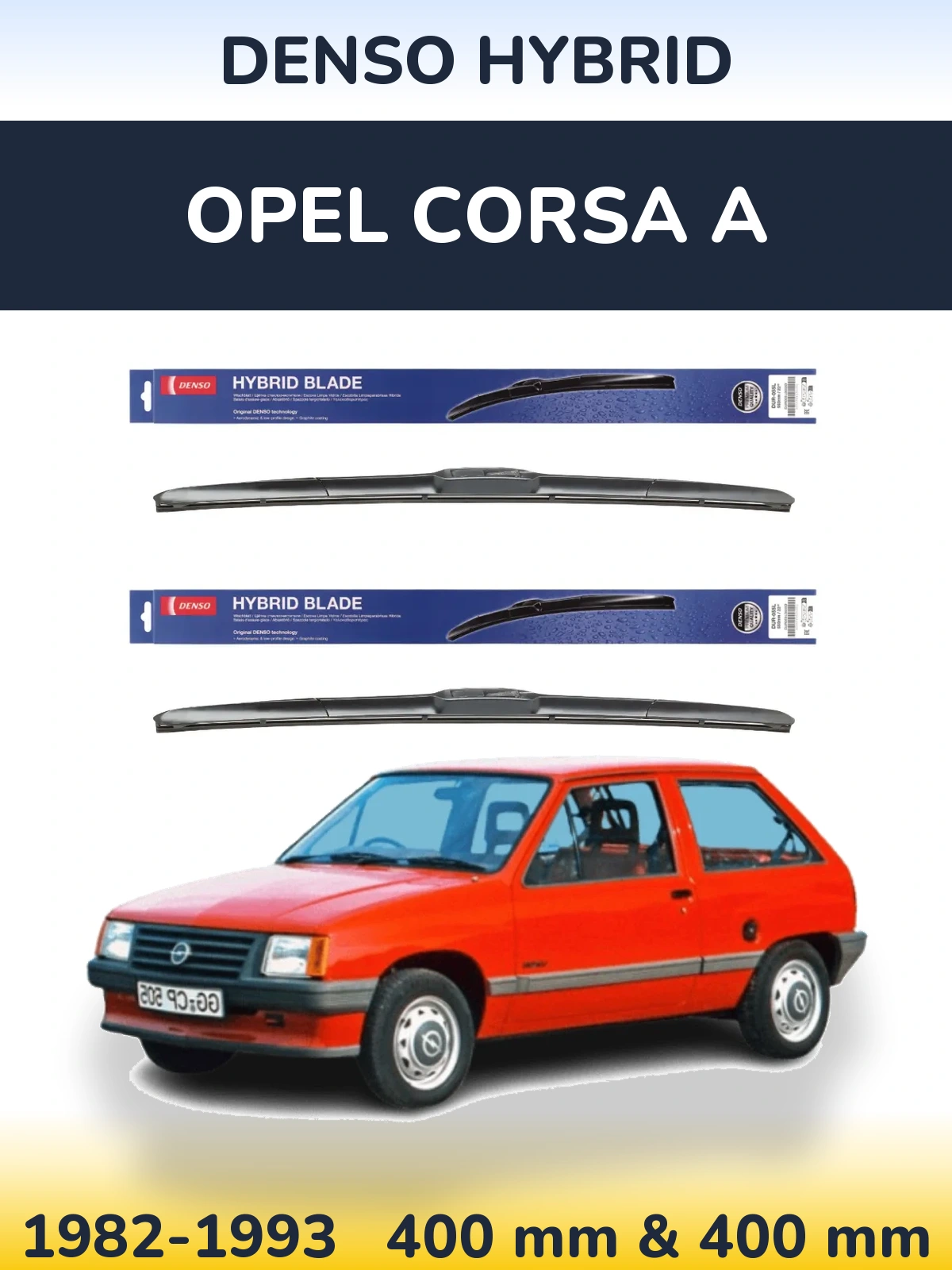 Ștergătoare Denso Hybrid pentru Opel Corsa A
