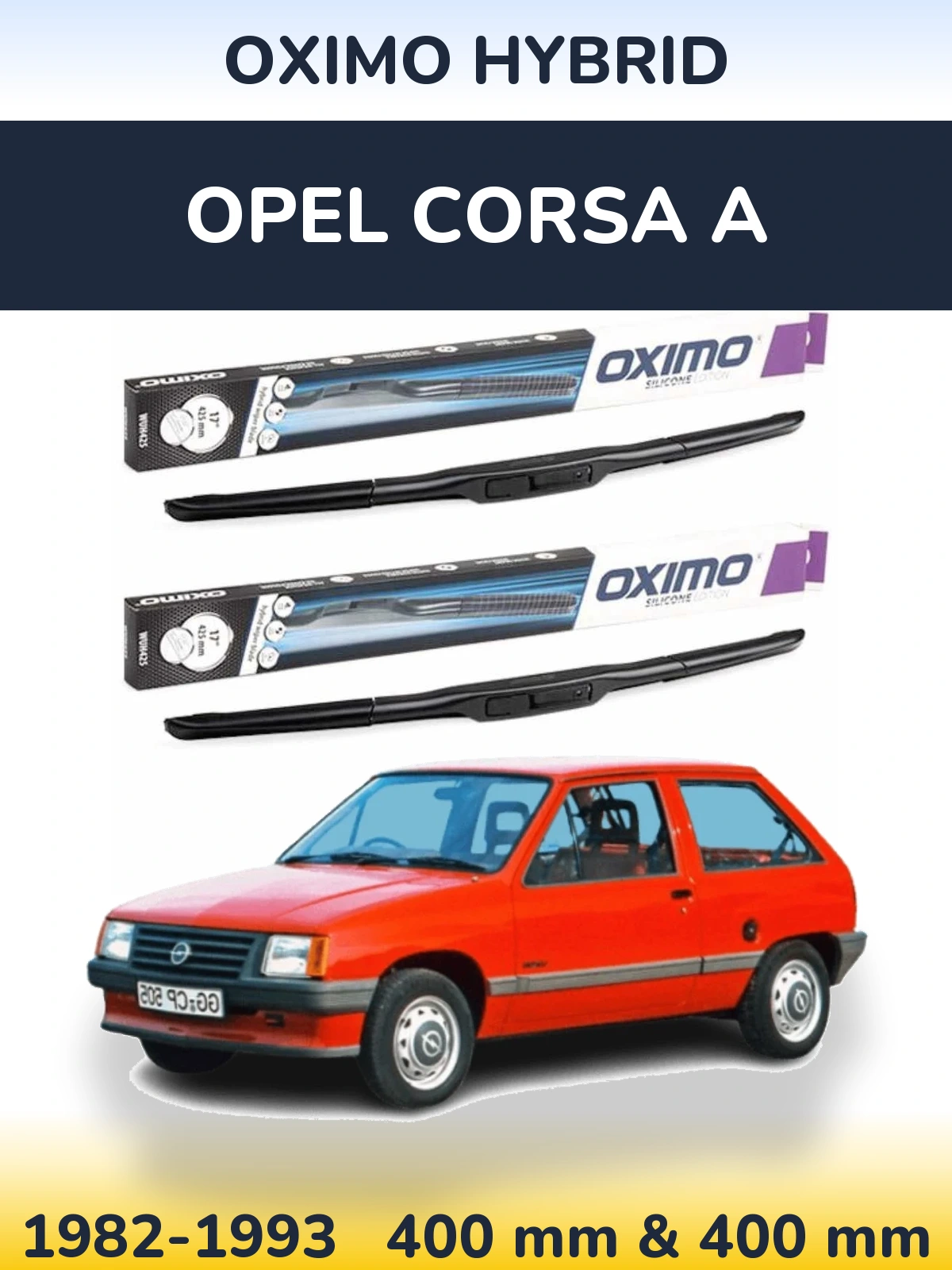 Ștergătoare Oximo Hybrid pentru Opel Corsa A
