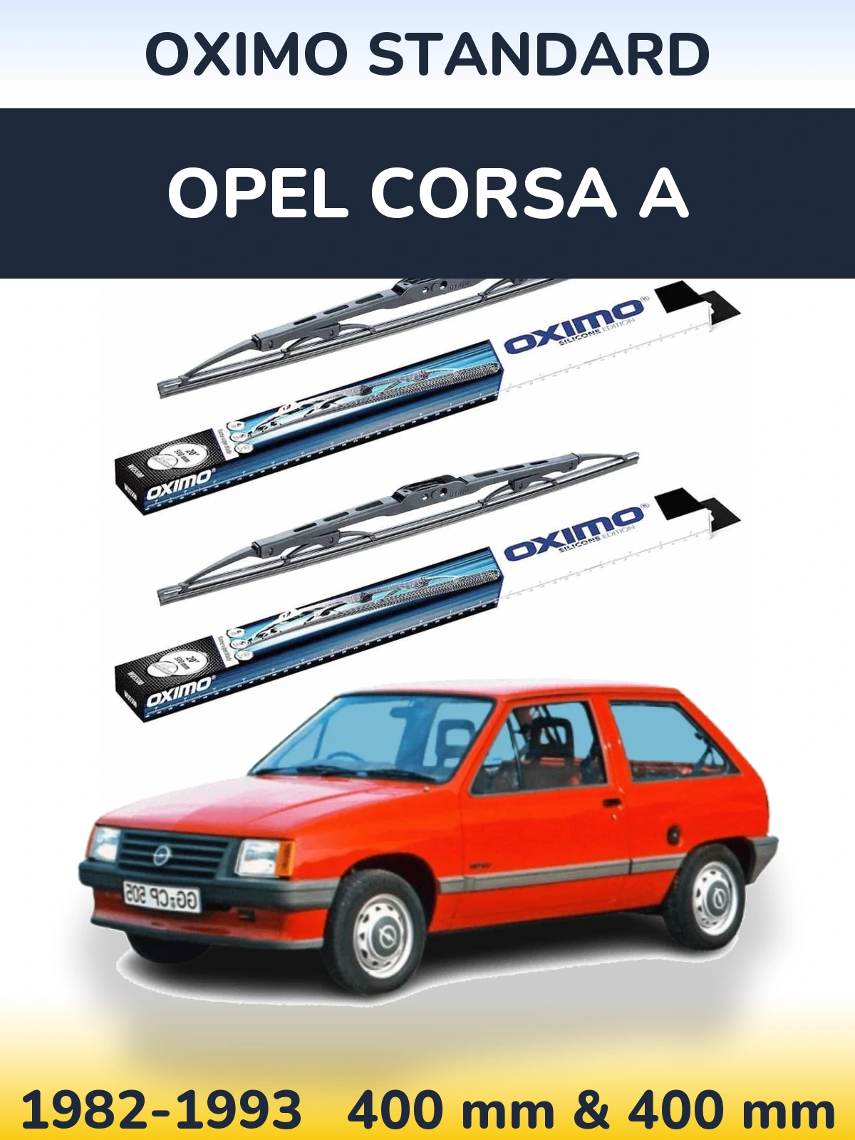 Ștergătoare Oximo Standard pentru Opel Corsa A