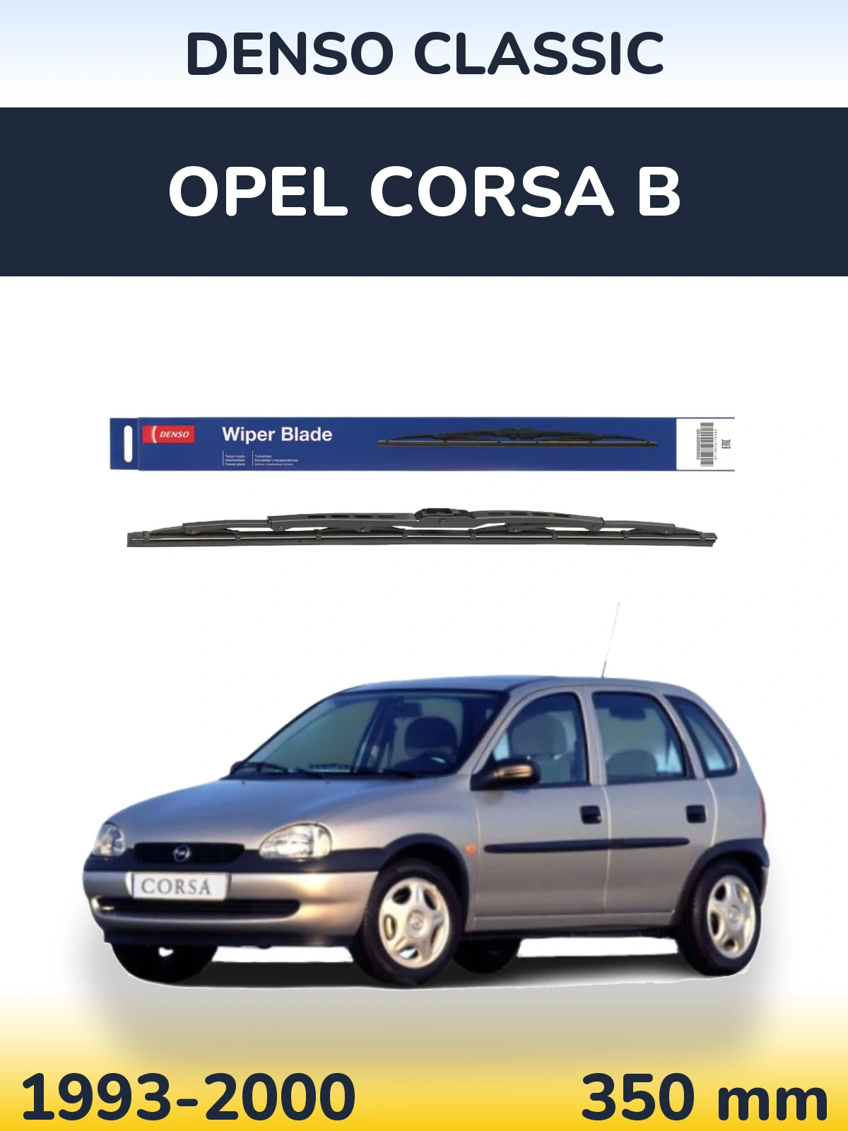 Ștergătoare Denso Classic pentru Opel Corsa B