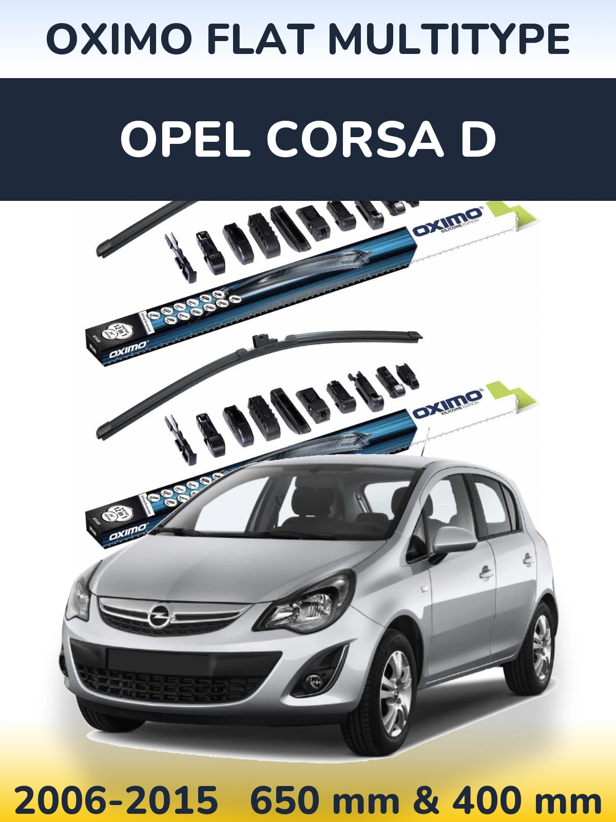 Ștergătoare Oximo Flat MultiTipe pentru Opel Corsa D