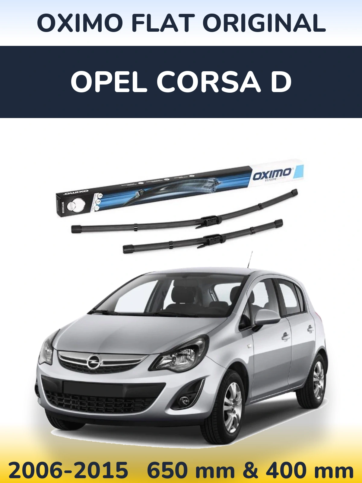 Ștergătoare Oximo Flat Original pentru Opel Corsa D