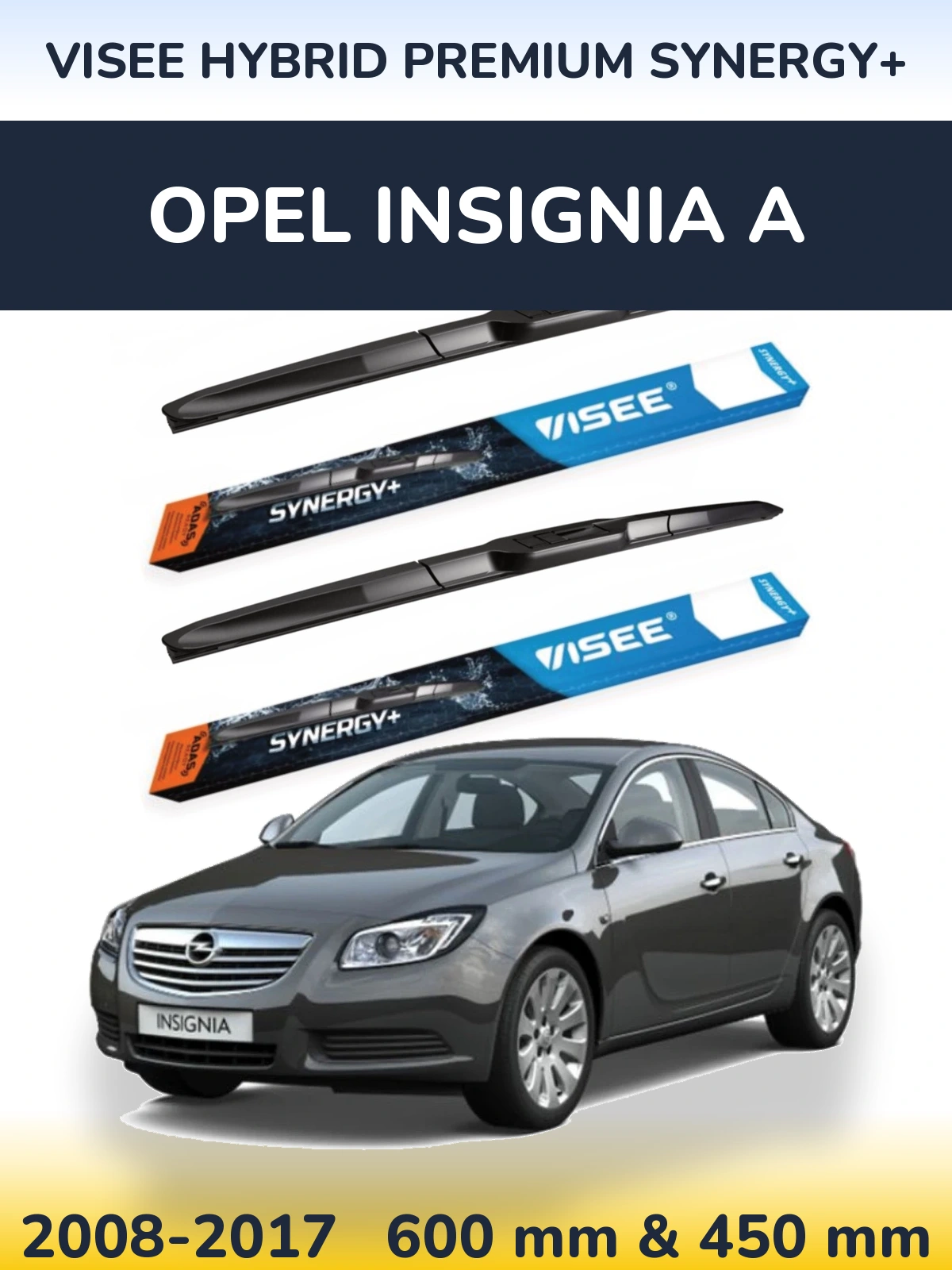 Ștergătoare VISEE HYBRID PREMIUM SYNERGY+ pentru Opel Insignia A