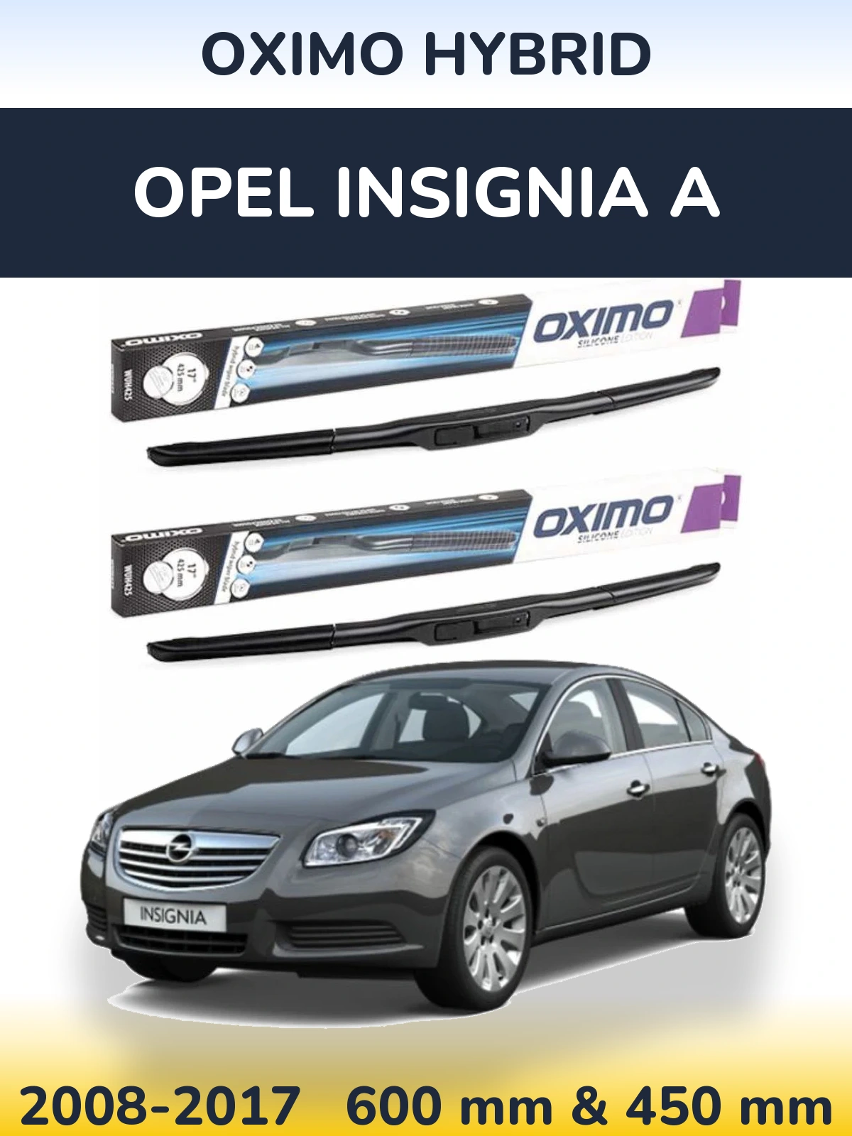 Ștergătoare Oximo Hybrid pentru Opel Insignia A
