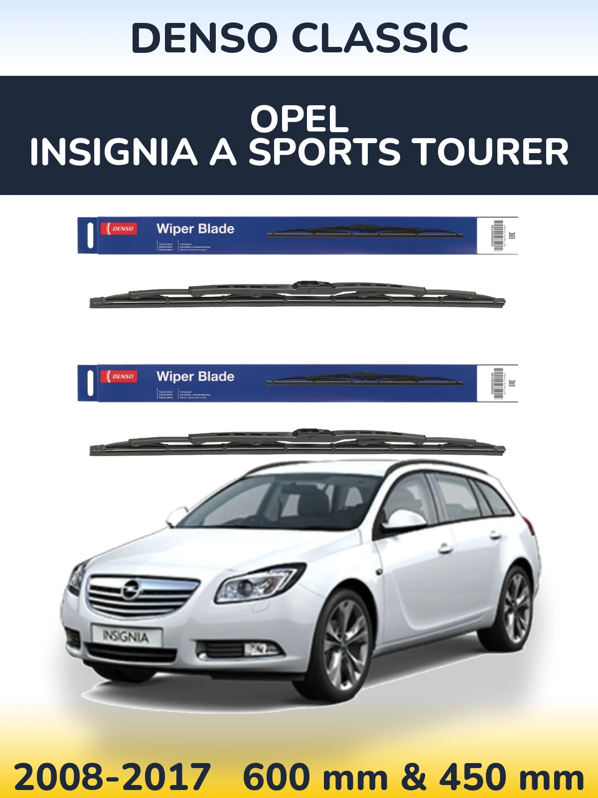 Ștergătoare Denso Classic pentru Opel Insignia A Sports Tourer