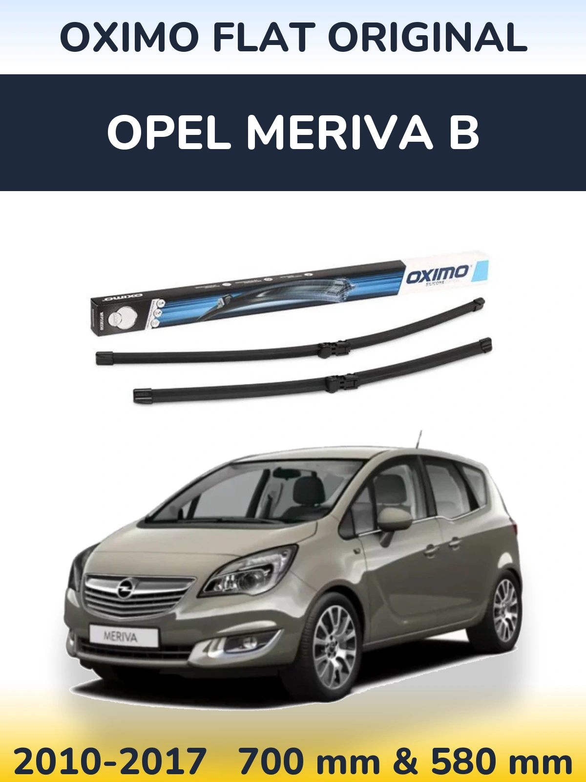Ștergătoare Oximo Flat Original pentru Opel Meriva B