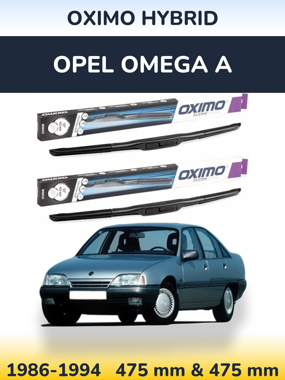 Ștergătoare Oximo Hybrid pentru Opel Omega A