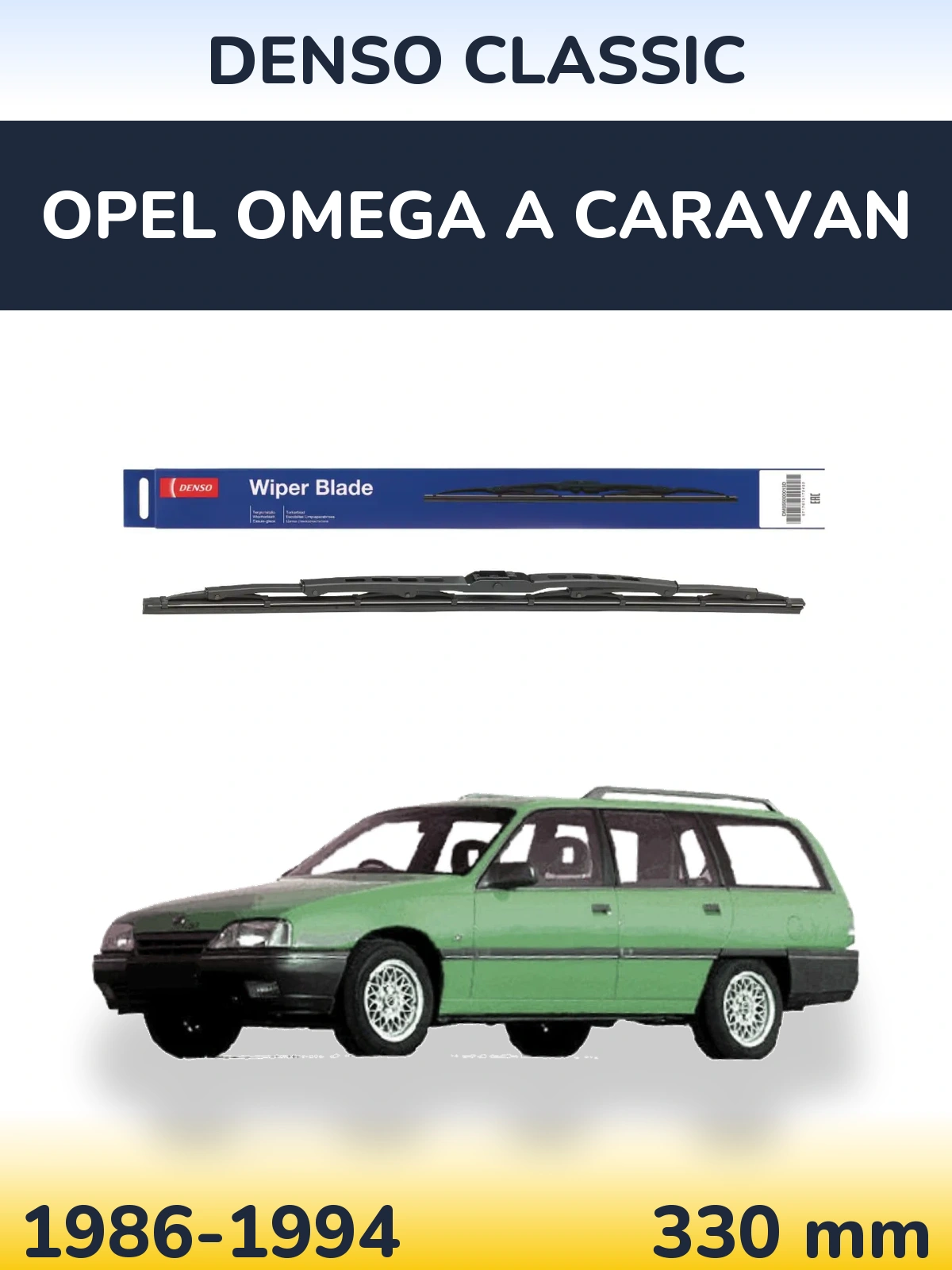 Ștergătoare Denso Classic pentru Opel Omega A Caravan