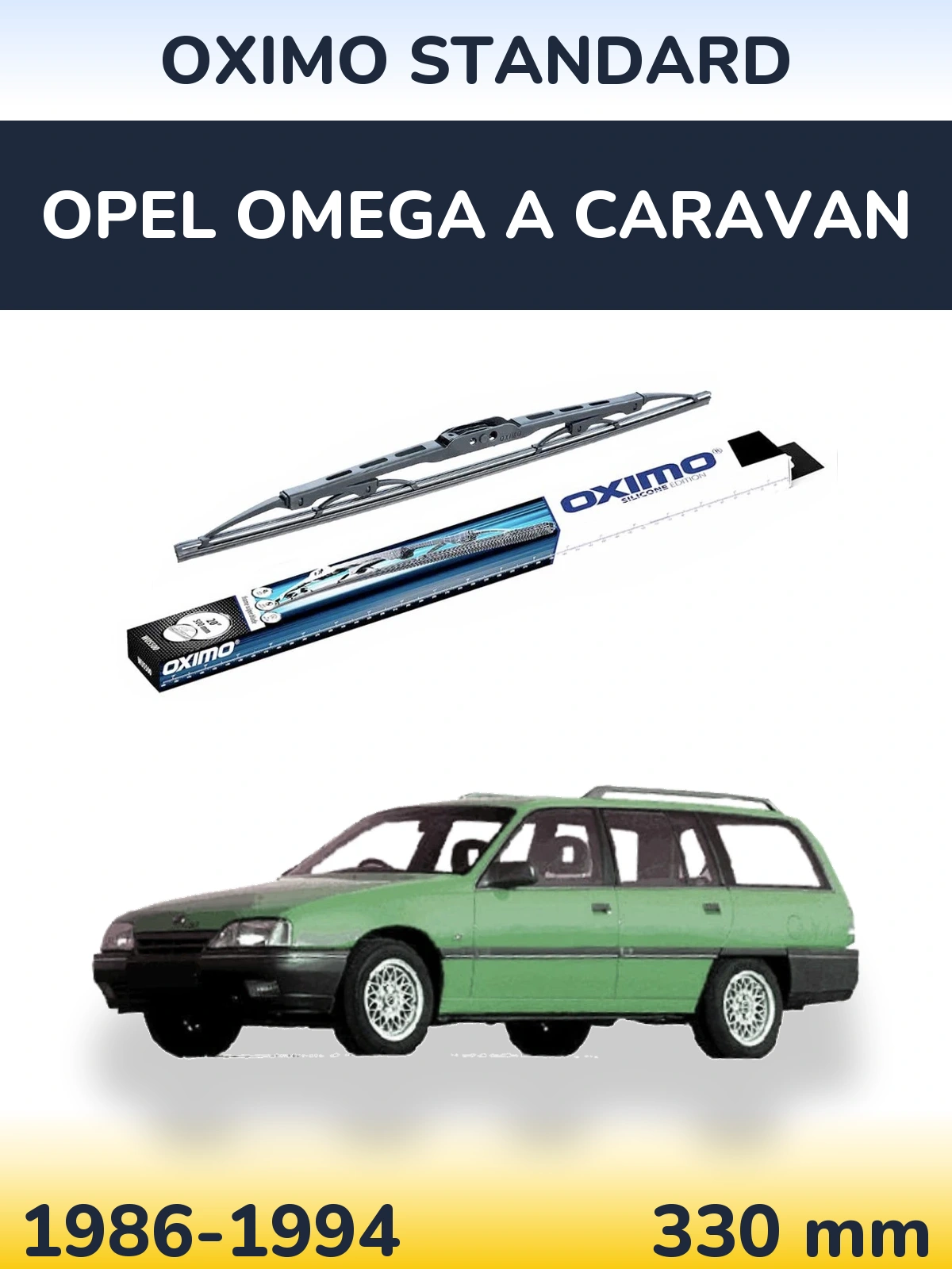 Ștergătoare Oximo Standard pentru Opel Omega A Caravan