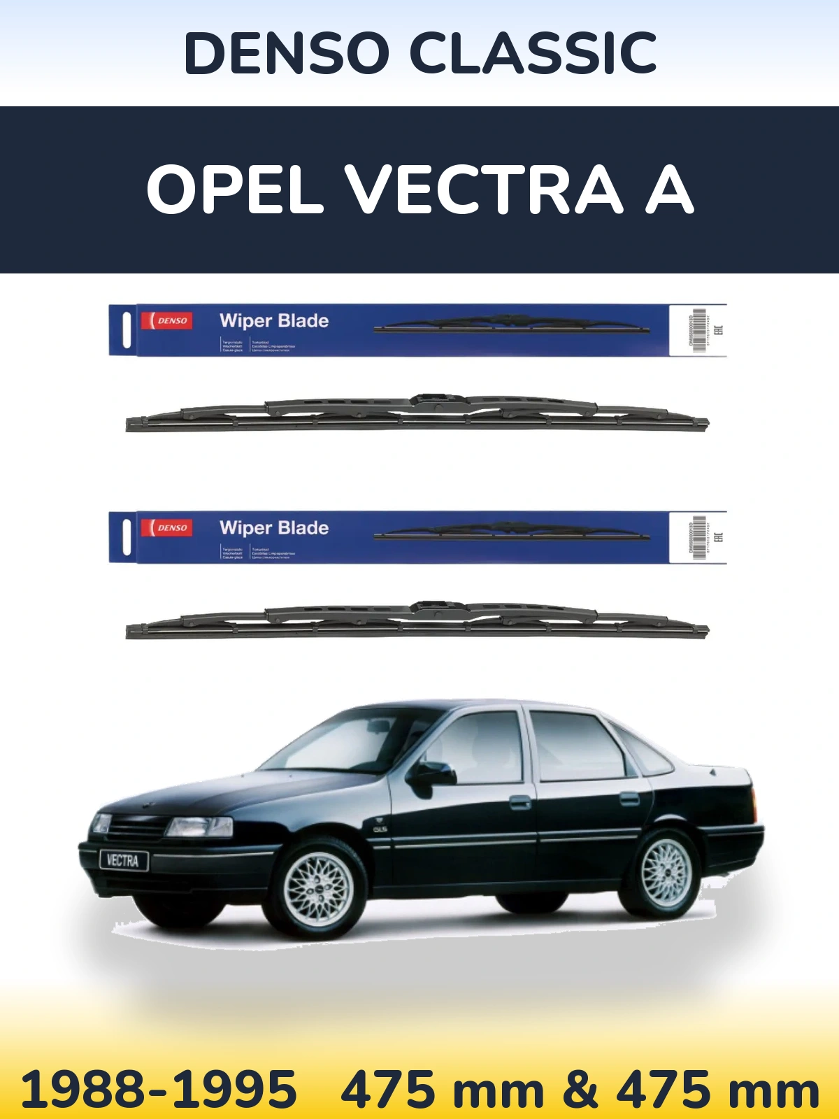 Ștergătoare Denso Classic pentru Opel Vectra A