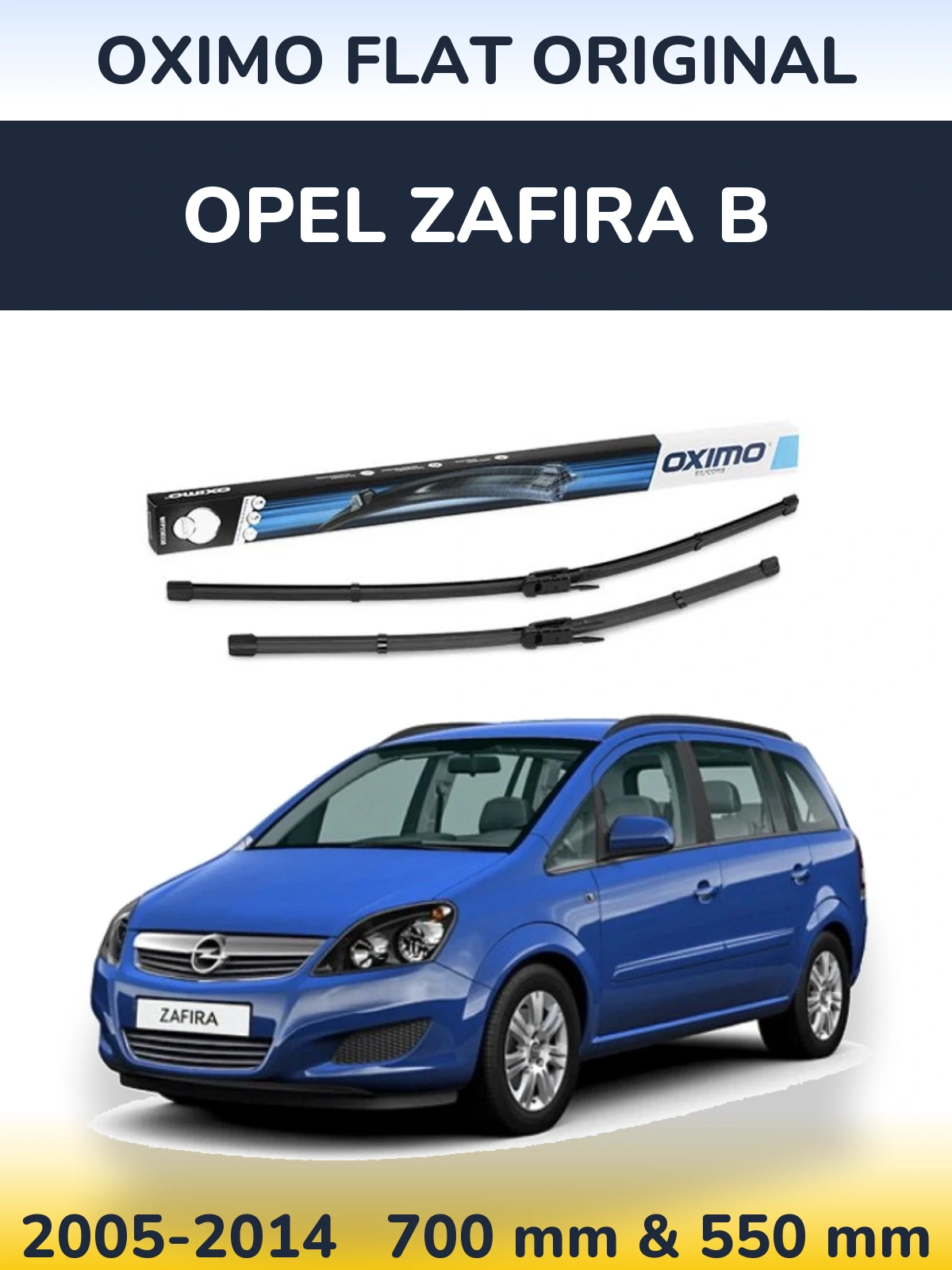 Ștergătoare Oximo Flat Original pentru Opel Zafira B