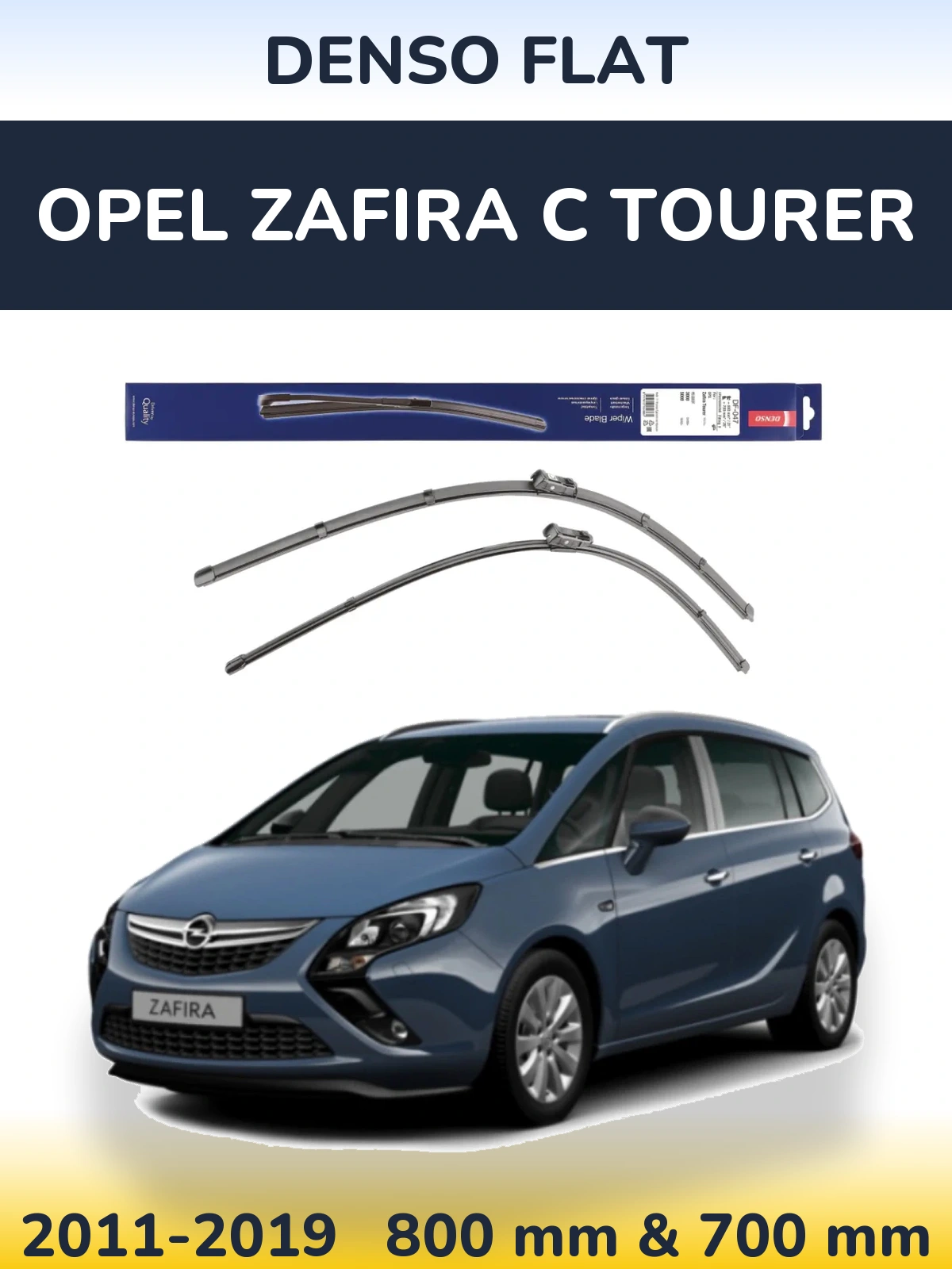 Ștergătoare Denso Flat pentru Opel Zafira C Tourer