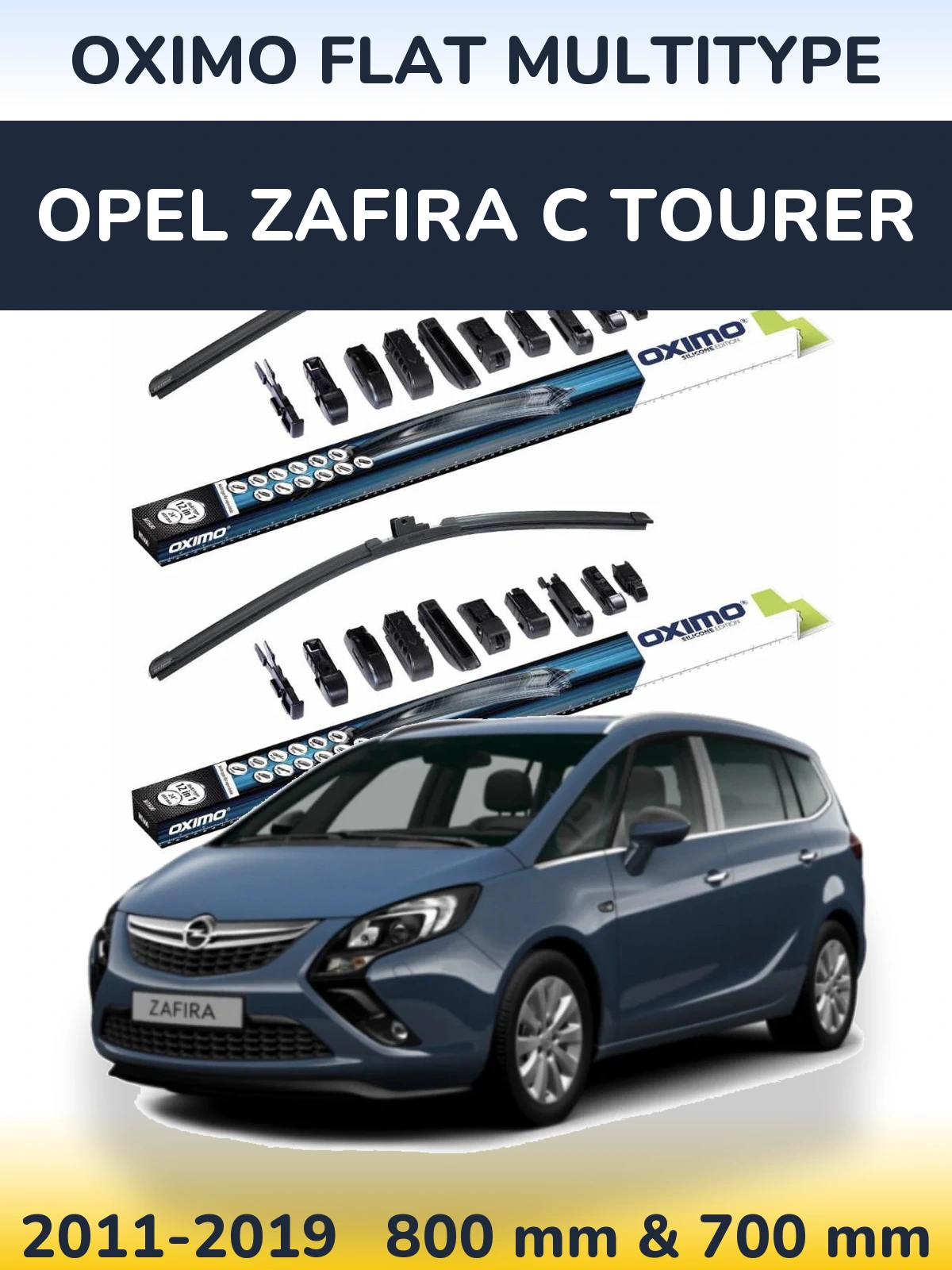 Ștergătoare Oximo Flat MultiTipe pentru Opel Zafira C Tourer