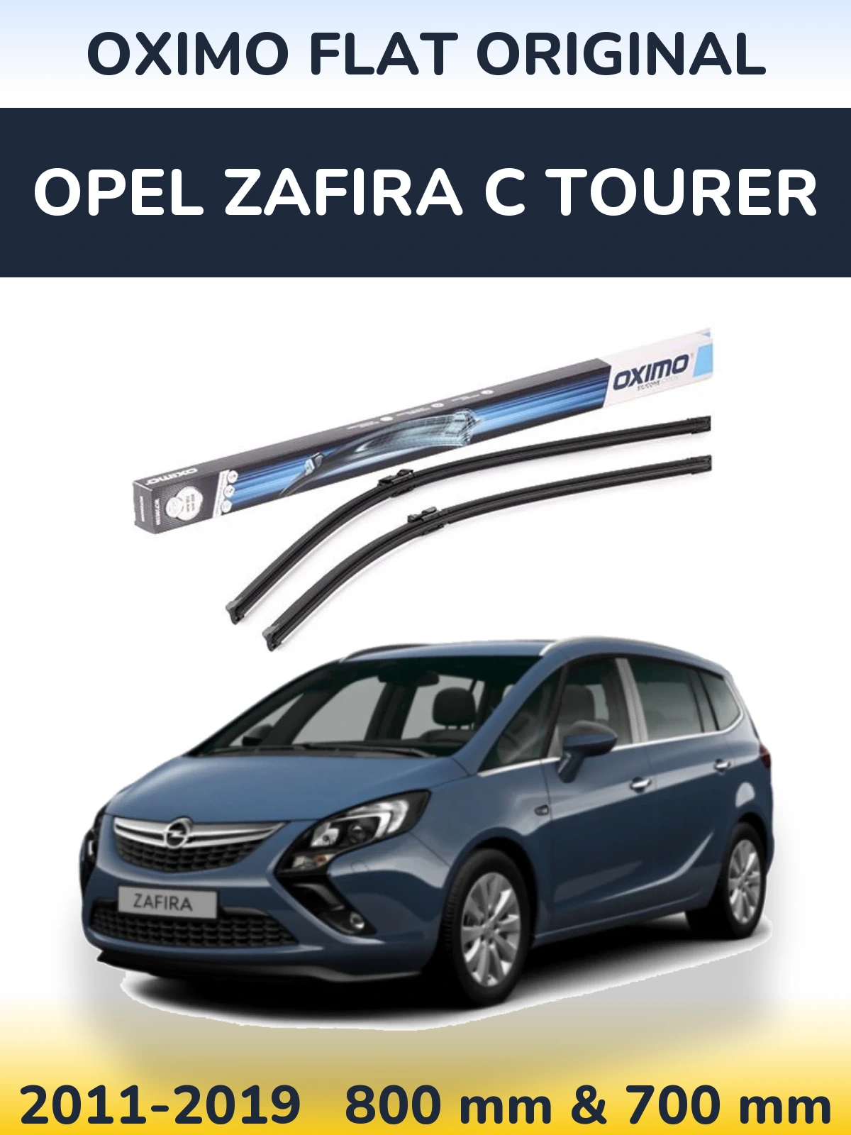 Ștergătoare Oximo Flat Original pentru Opel Zafira C Tourer