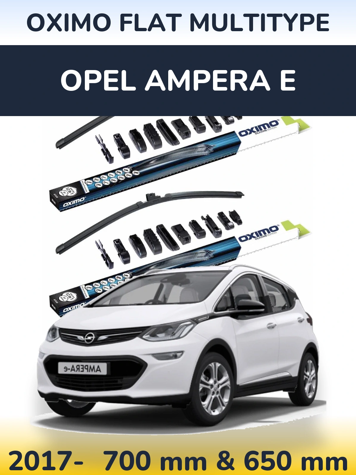 Ștergătoare Oximo Flat MultiTipe pentru Opel Ampera E