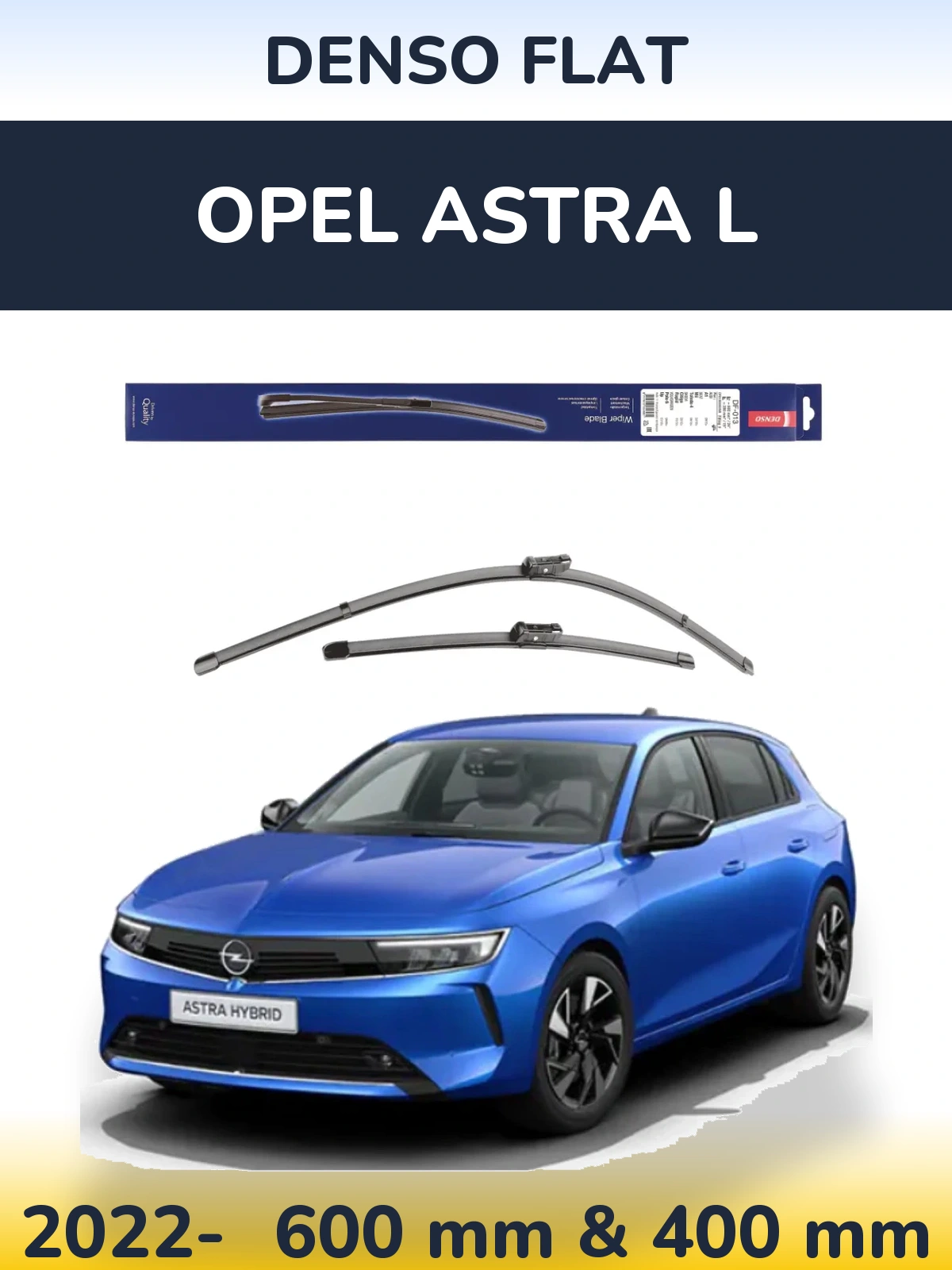 Ștergătoare Denso Flat pentru Opel Astra L