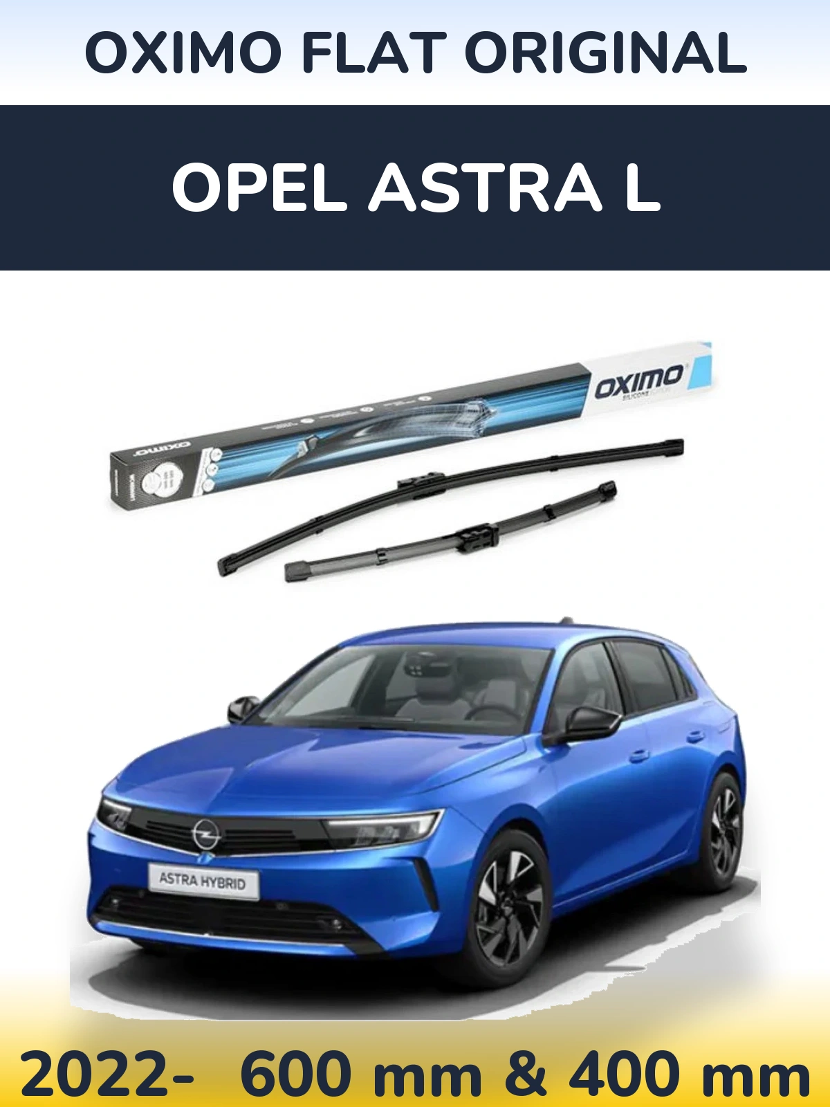 Ștergătoare Oximo Flat Original pentru Opel Astra L