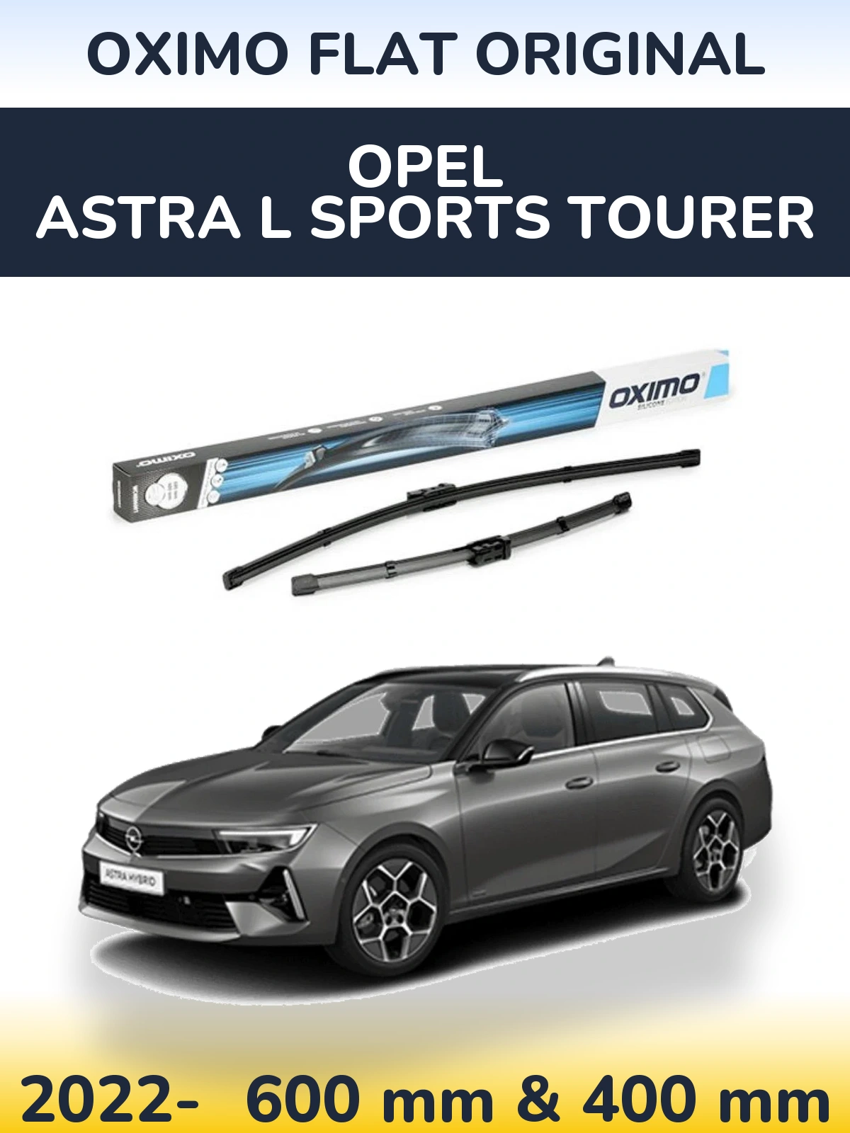 Ștergătoare Oximo Flat Original pentru Opel Astra L Sports Tourer