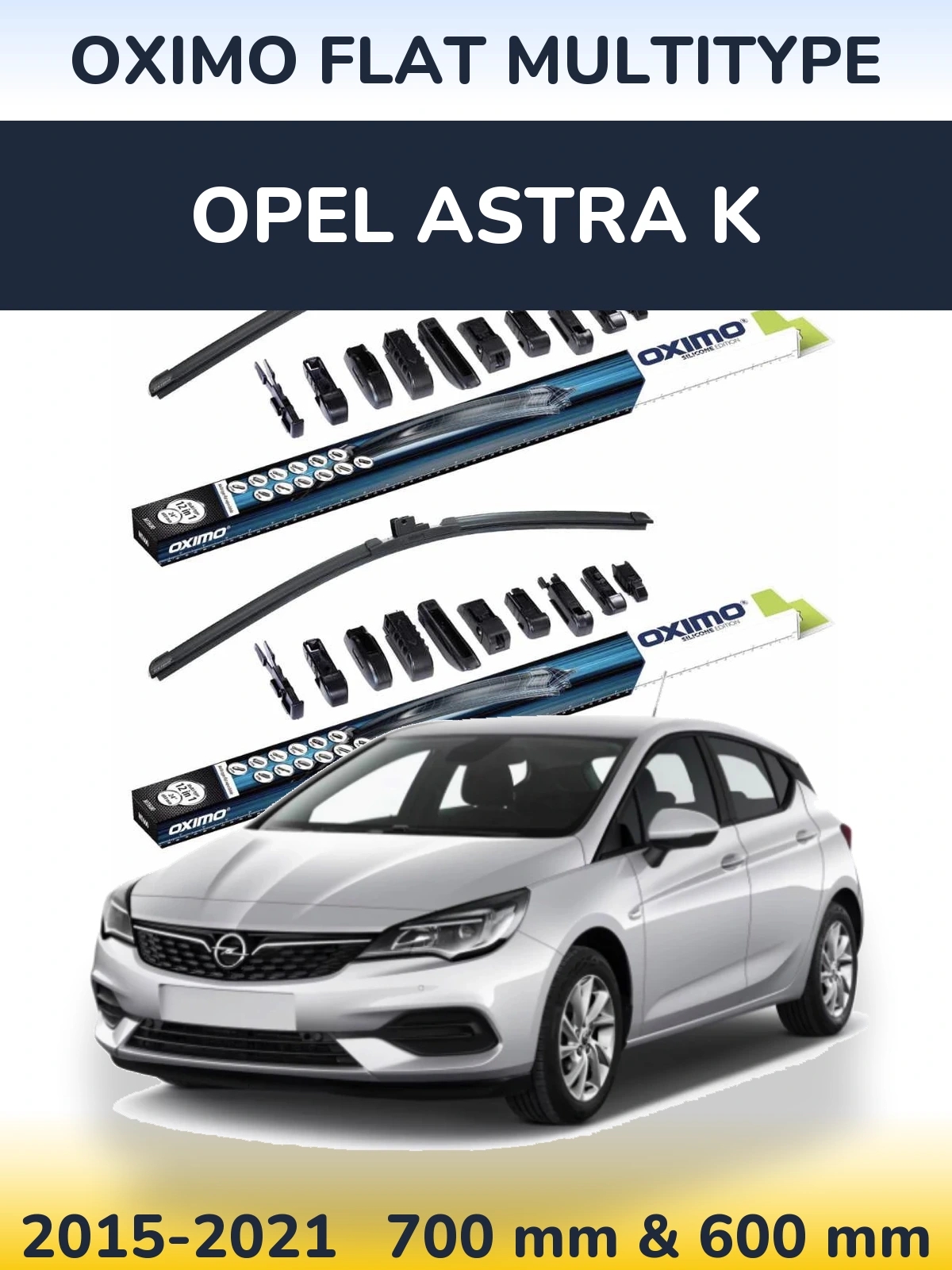 Ștergătoare Oximo Flat MultiTipe pentru Opel Astra K