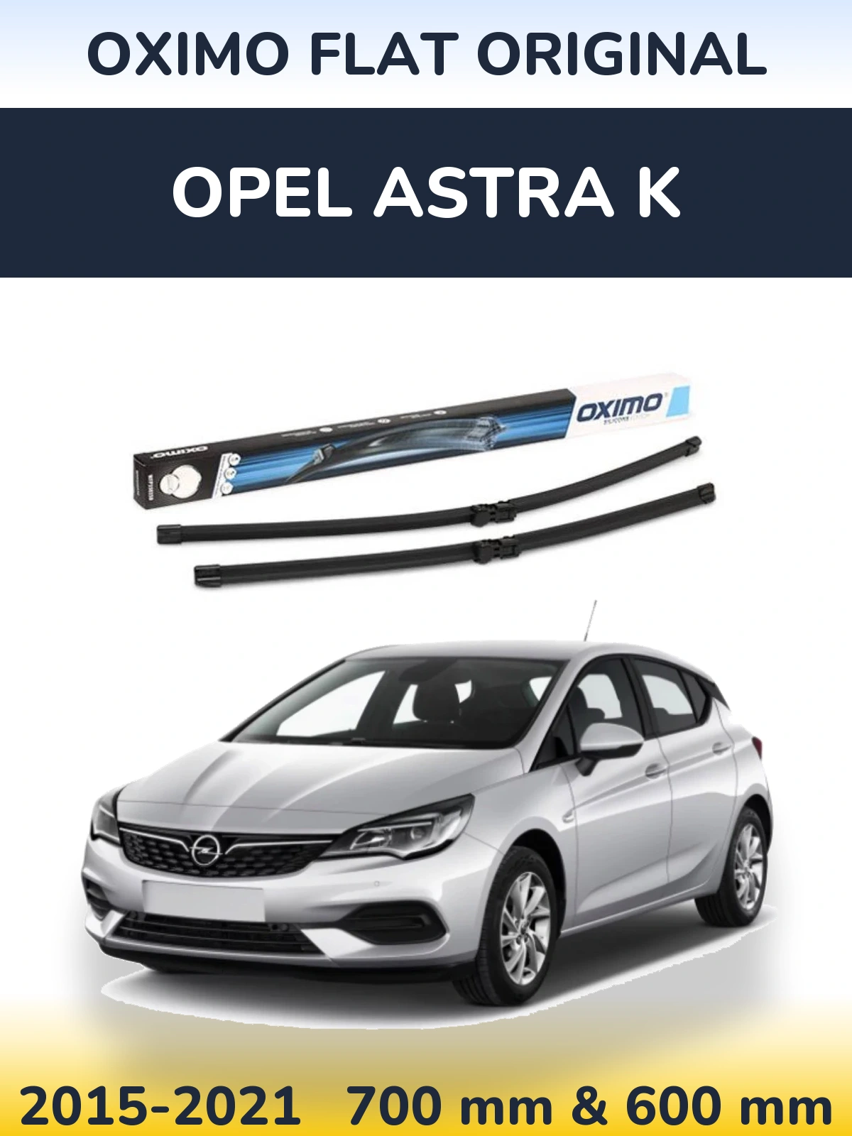 Ștergătoare Oximo Flat Original pentru Opel Astra K