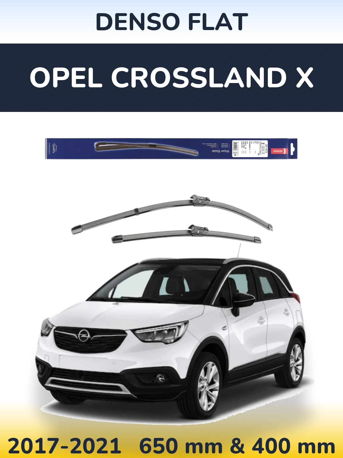 Ștergătoare Denso Flat pentru Opel Crossland X